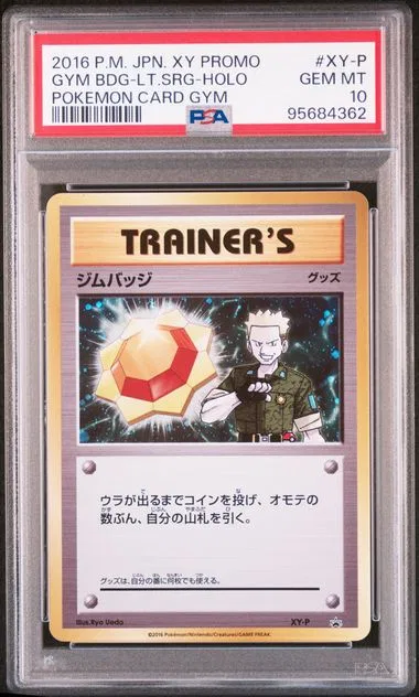 Gym Badge-LT. Surge-Holo card artwork