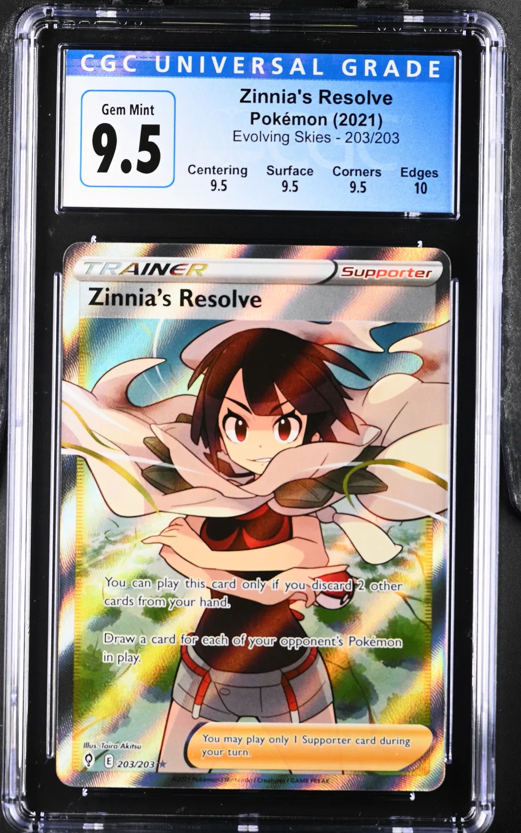 Full Art/Zinnia's Resolve card artwork