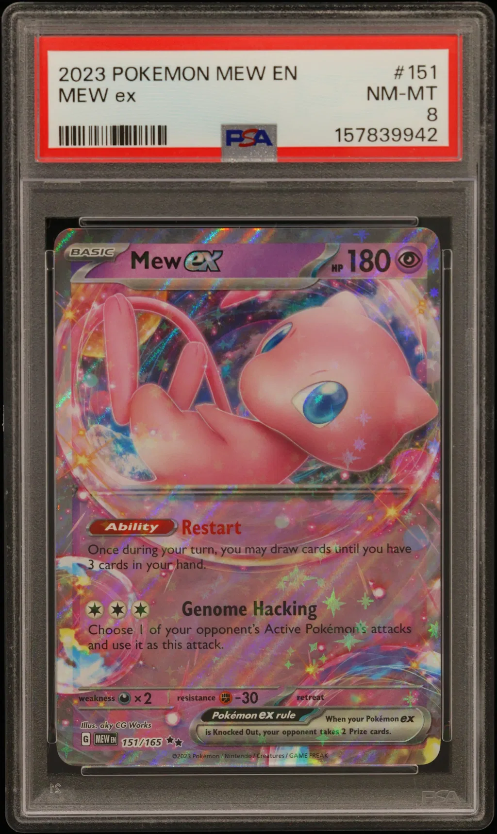 2023 #151 Mew Ex PSA 5 Mew En-151