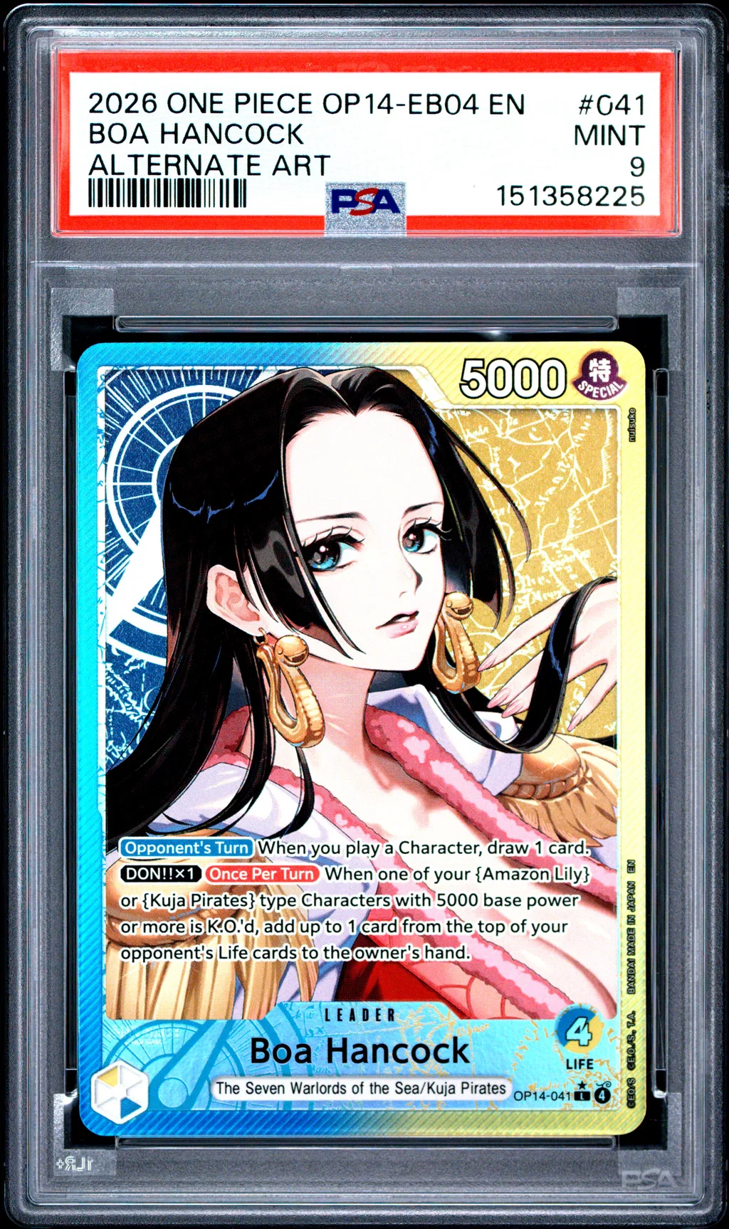 Boa Hancock card artwork