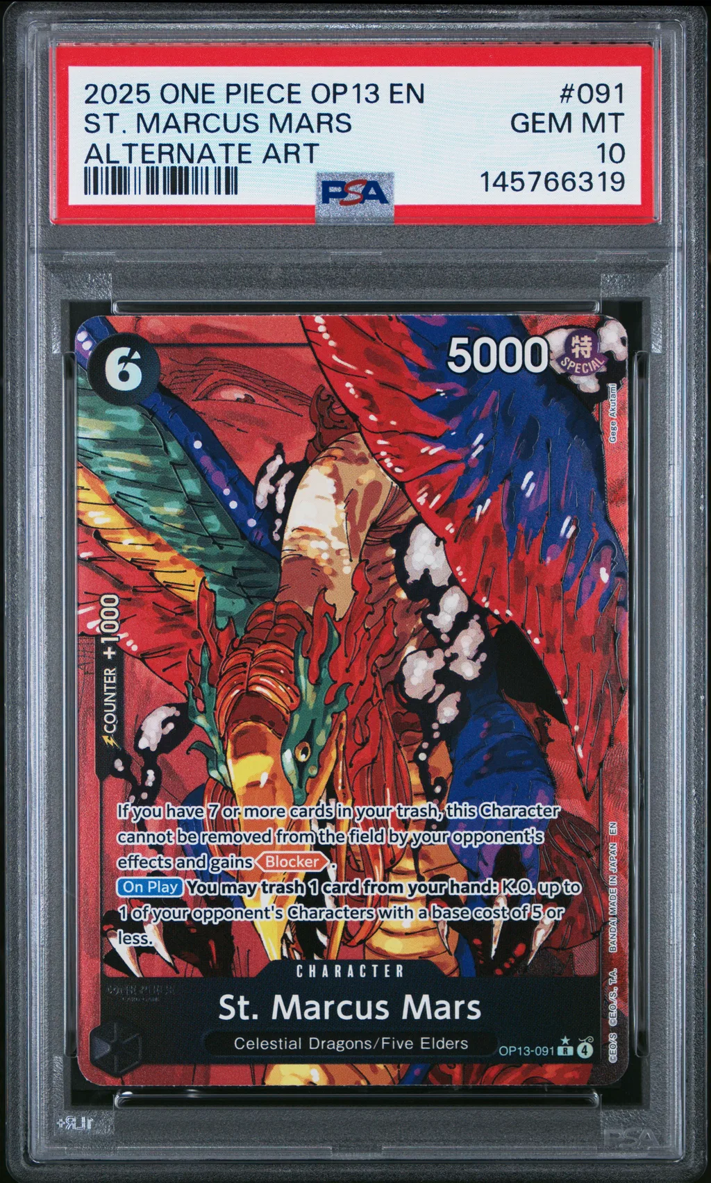 St. Marcus Mars card artwork