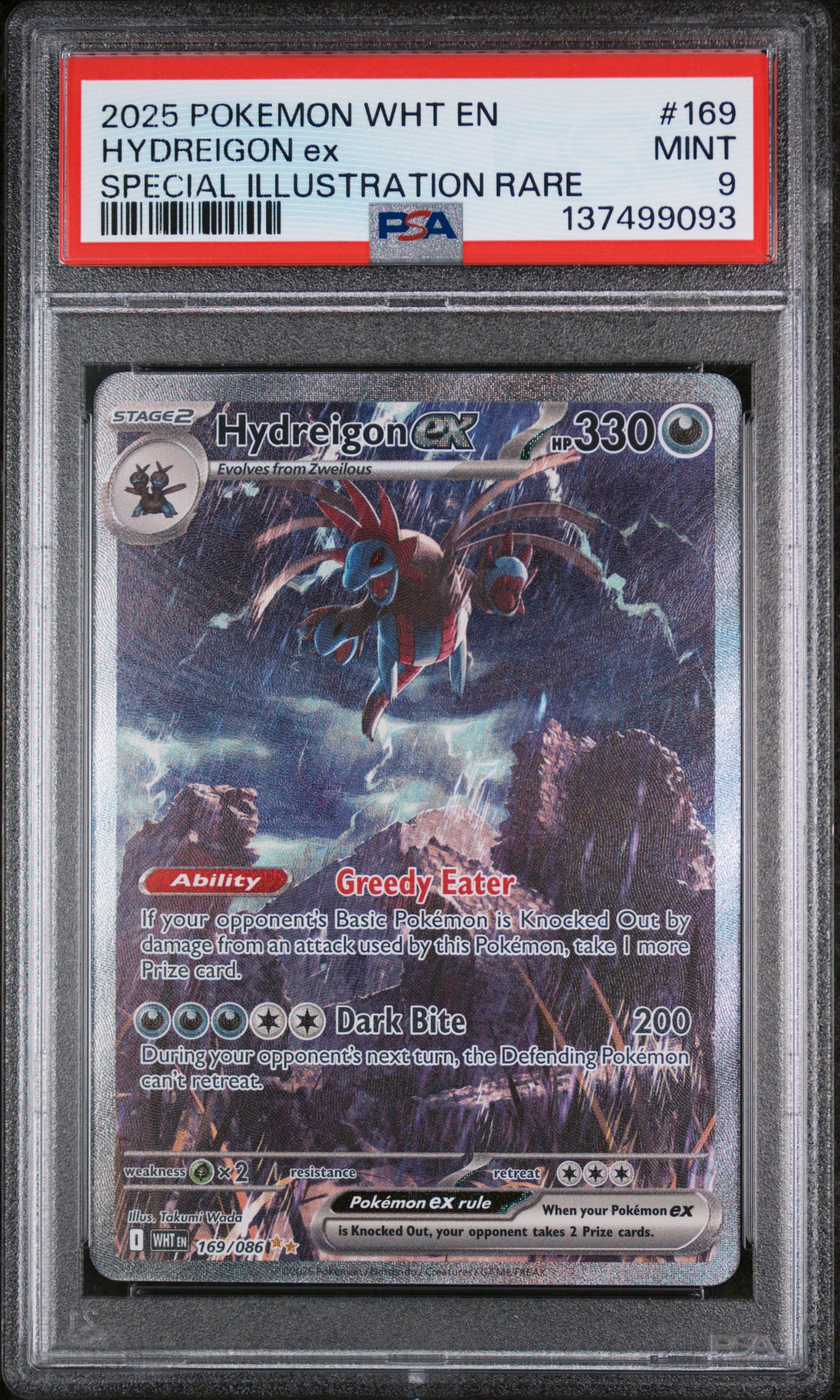 Hydreigon EX card artwork