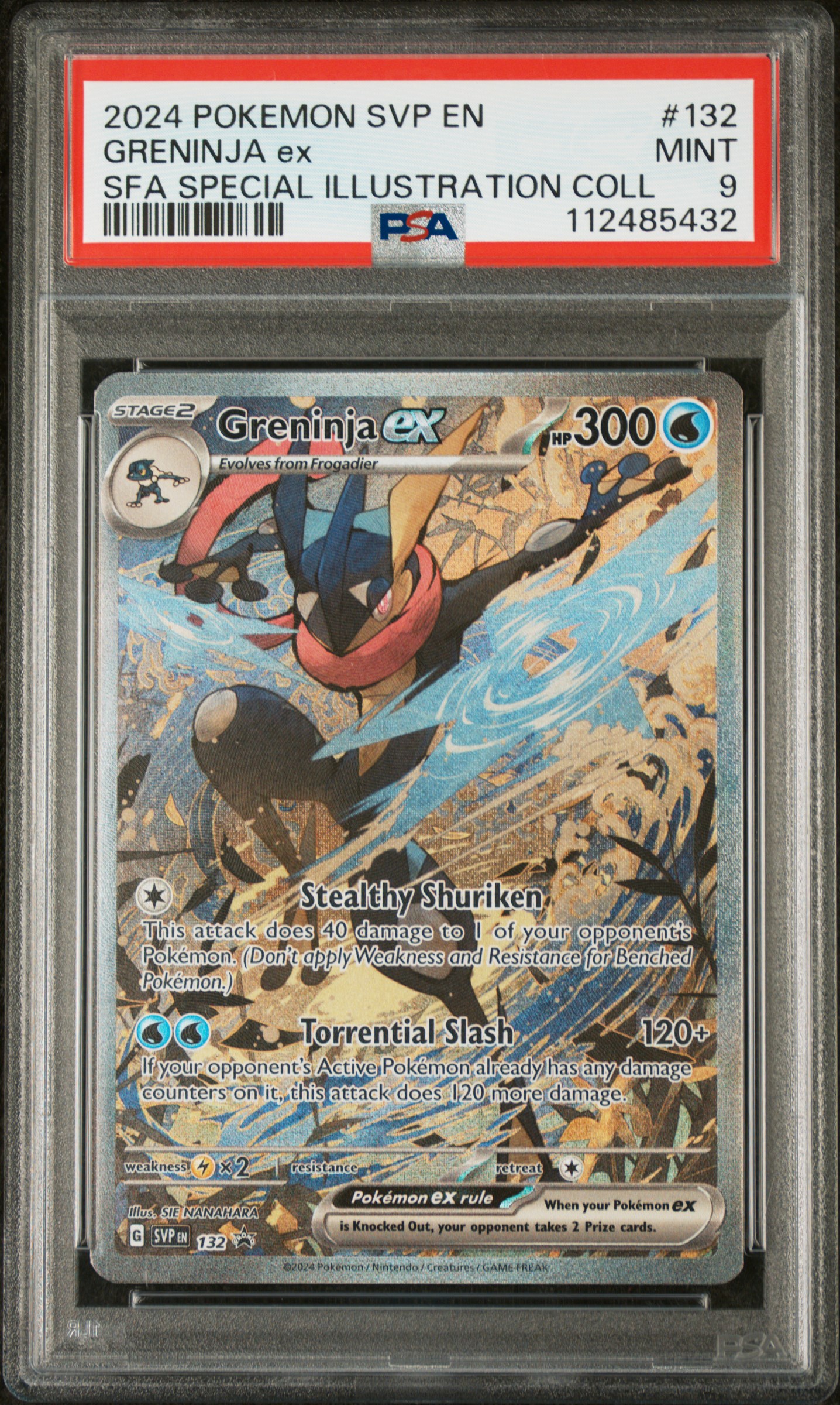 Greninja EX card artwork