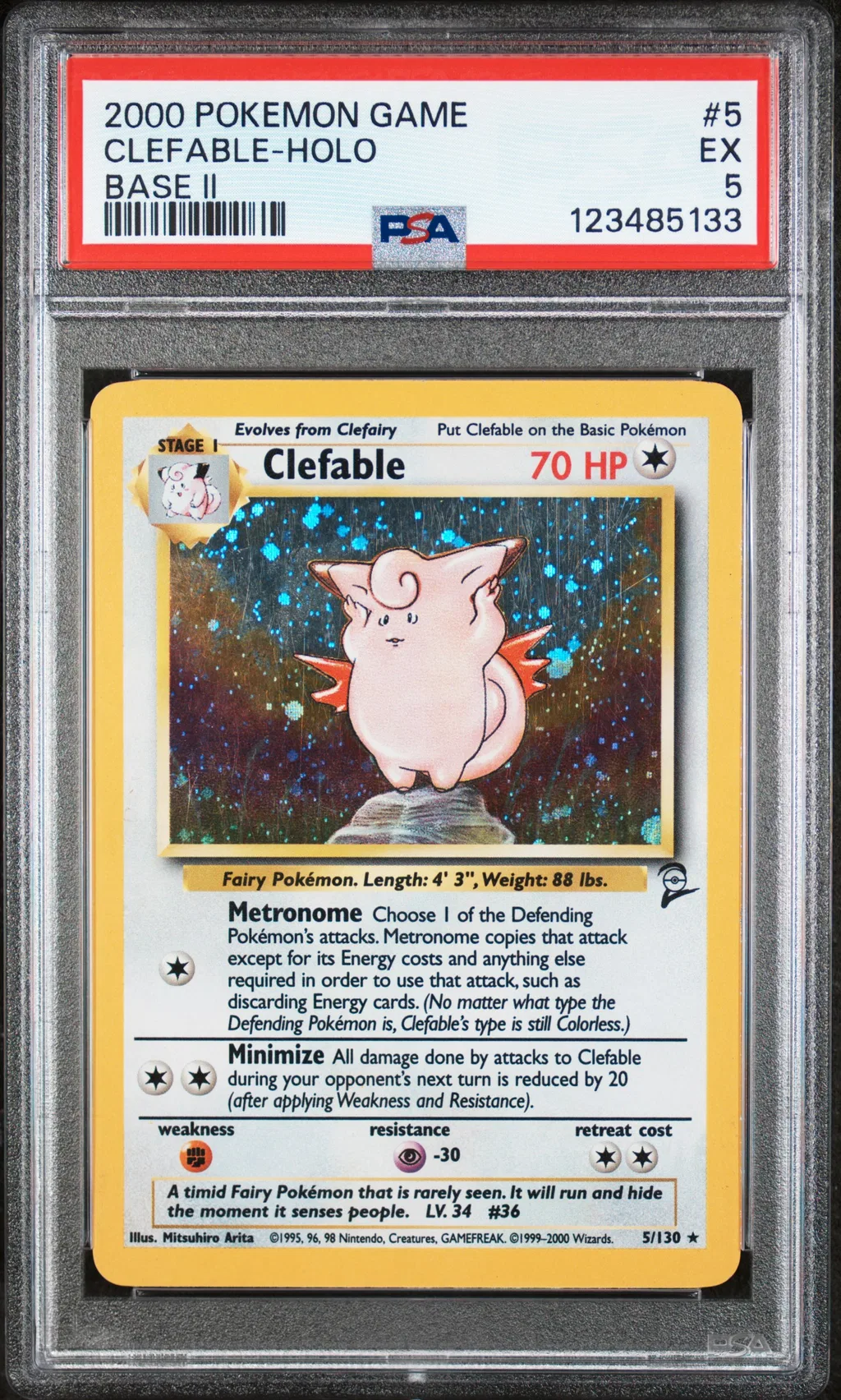 Clefable-Holo card artwork