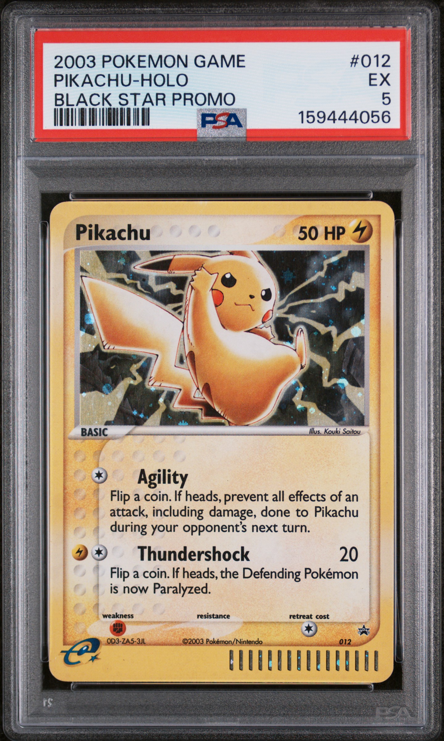 Pikachu-Holo card artwork