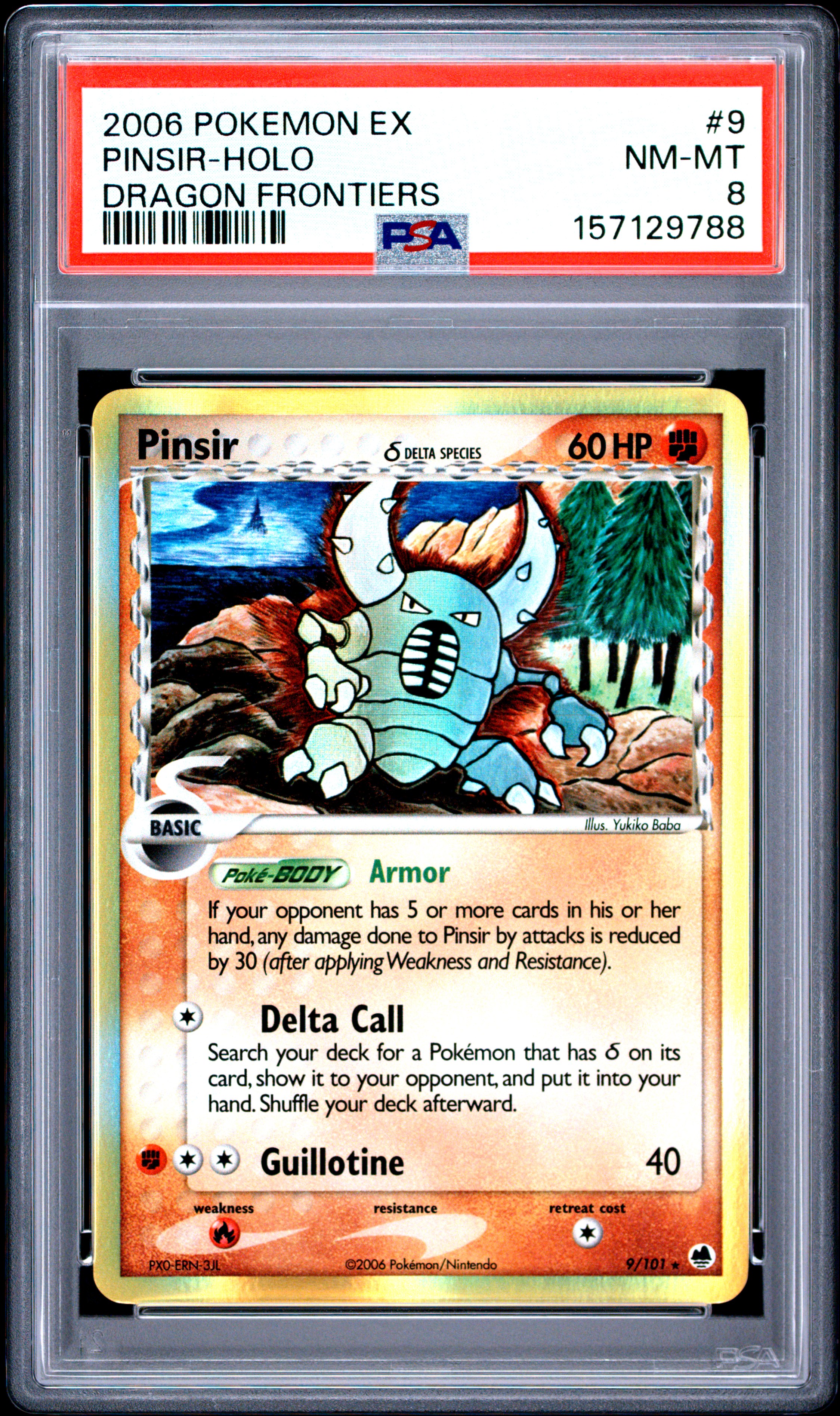 Pinsir-Holo card artwork