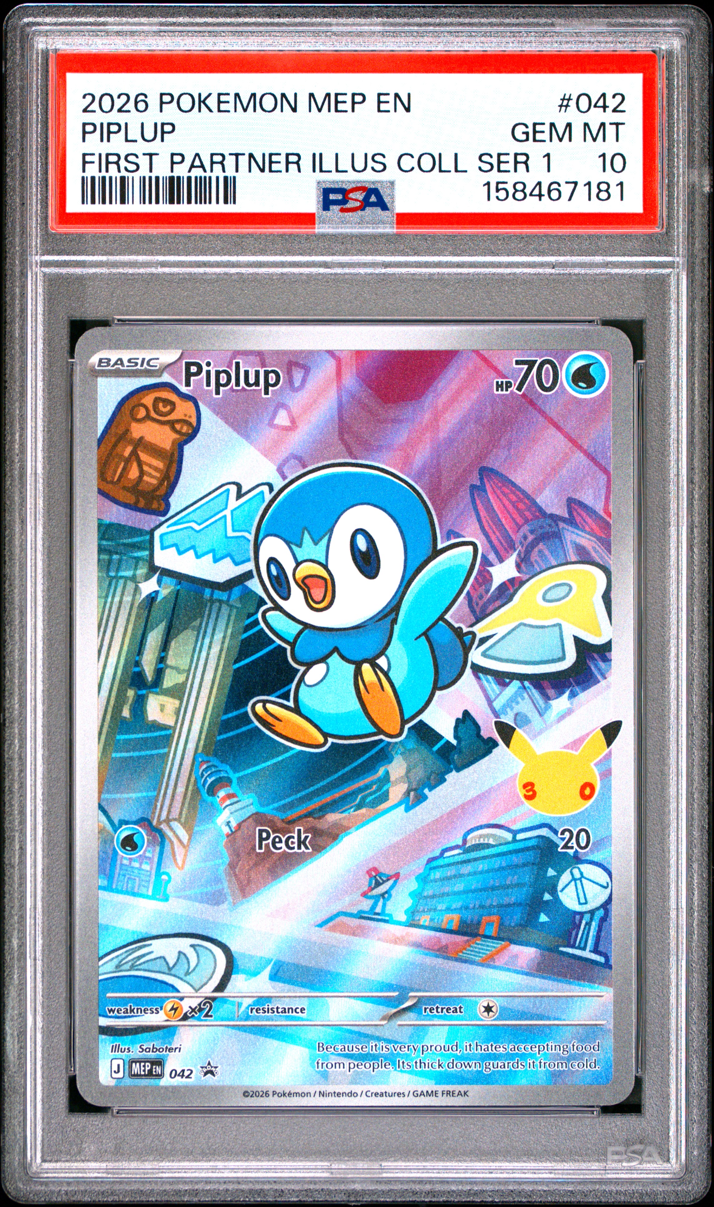 Piplup card artwork