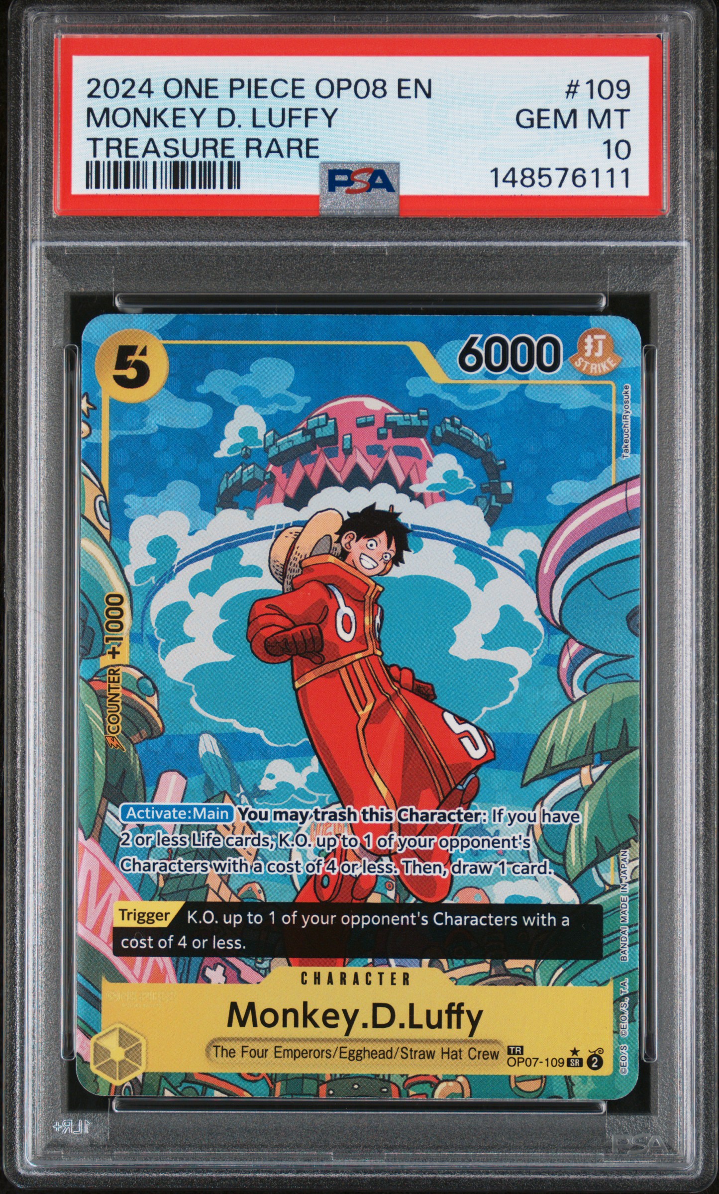 Monkey D. Luffy card artwork