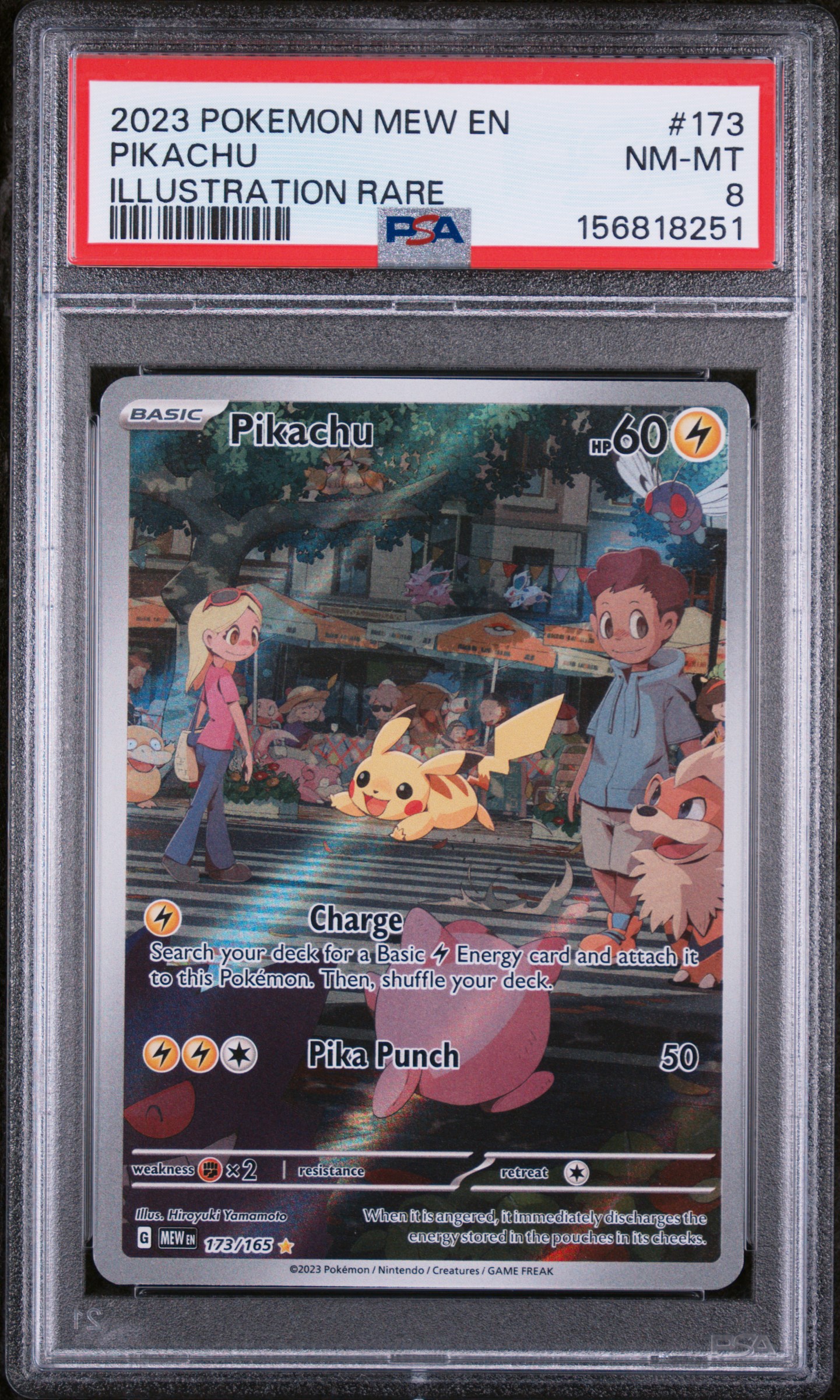 Pikachu card artwork