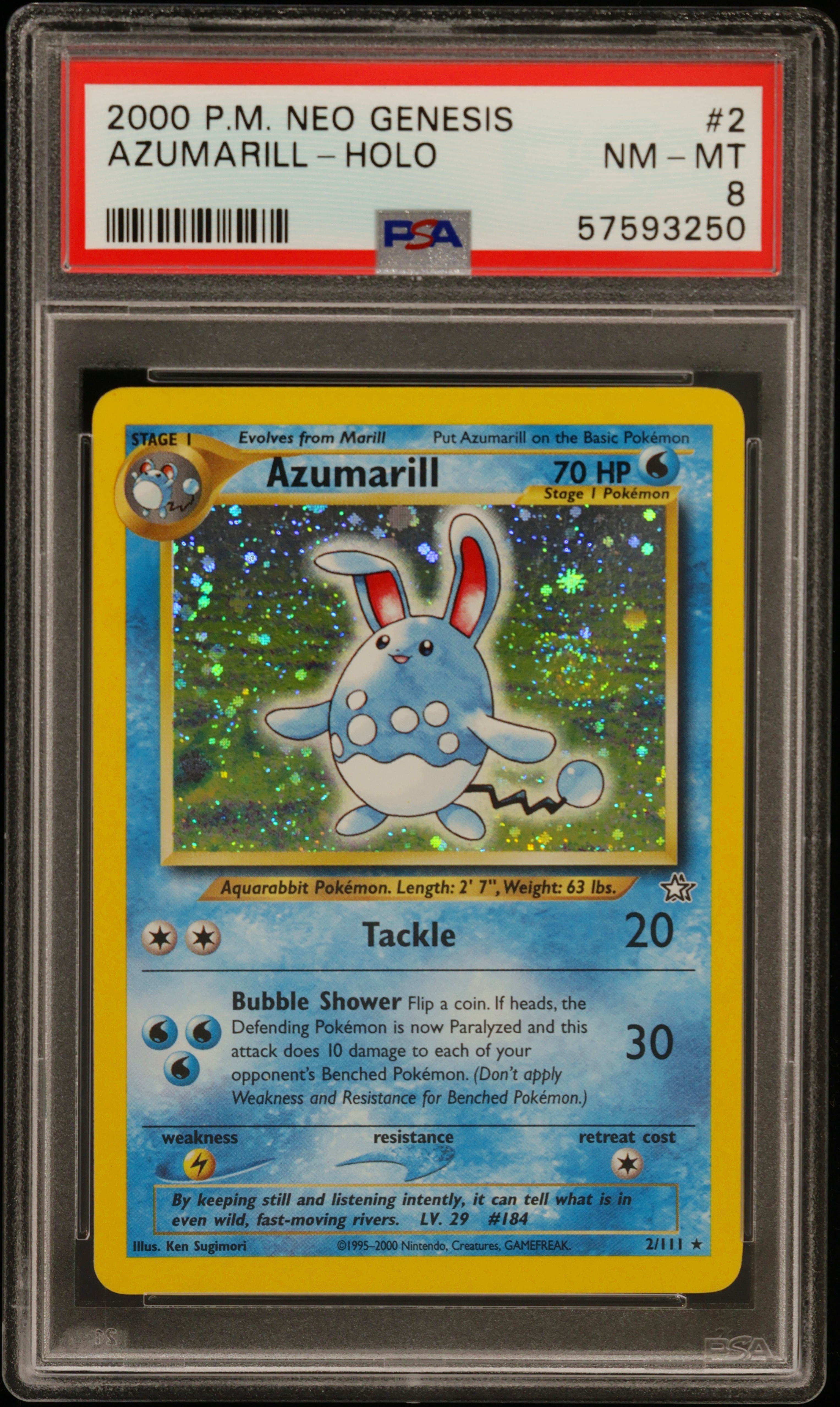 Azumarill-Holo card artwork