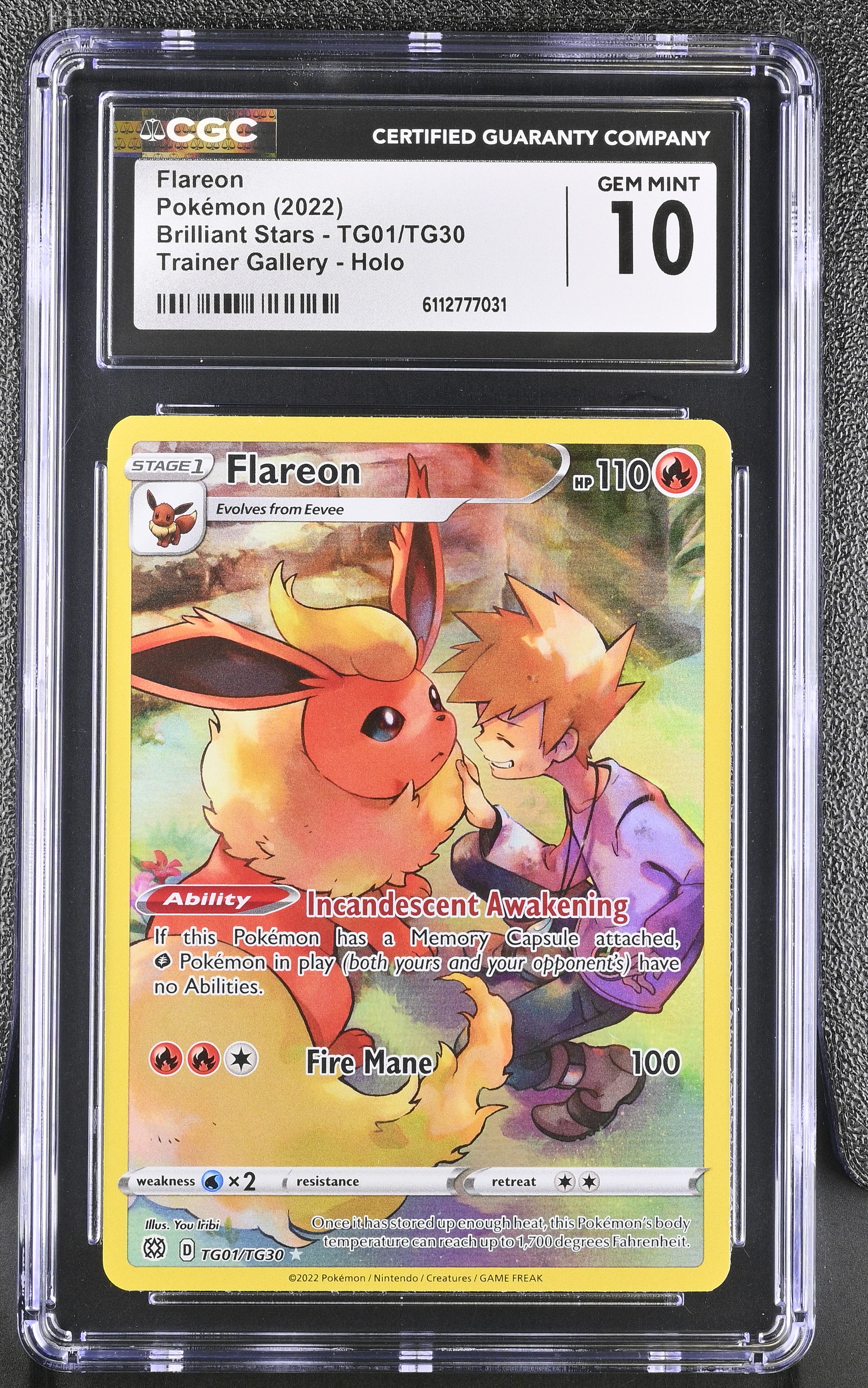 Full Art/Flareon card artwork
