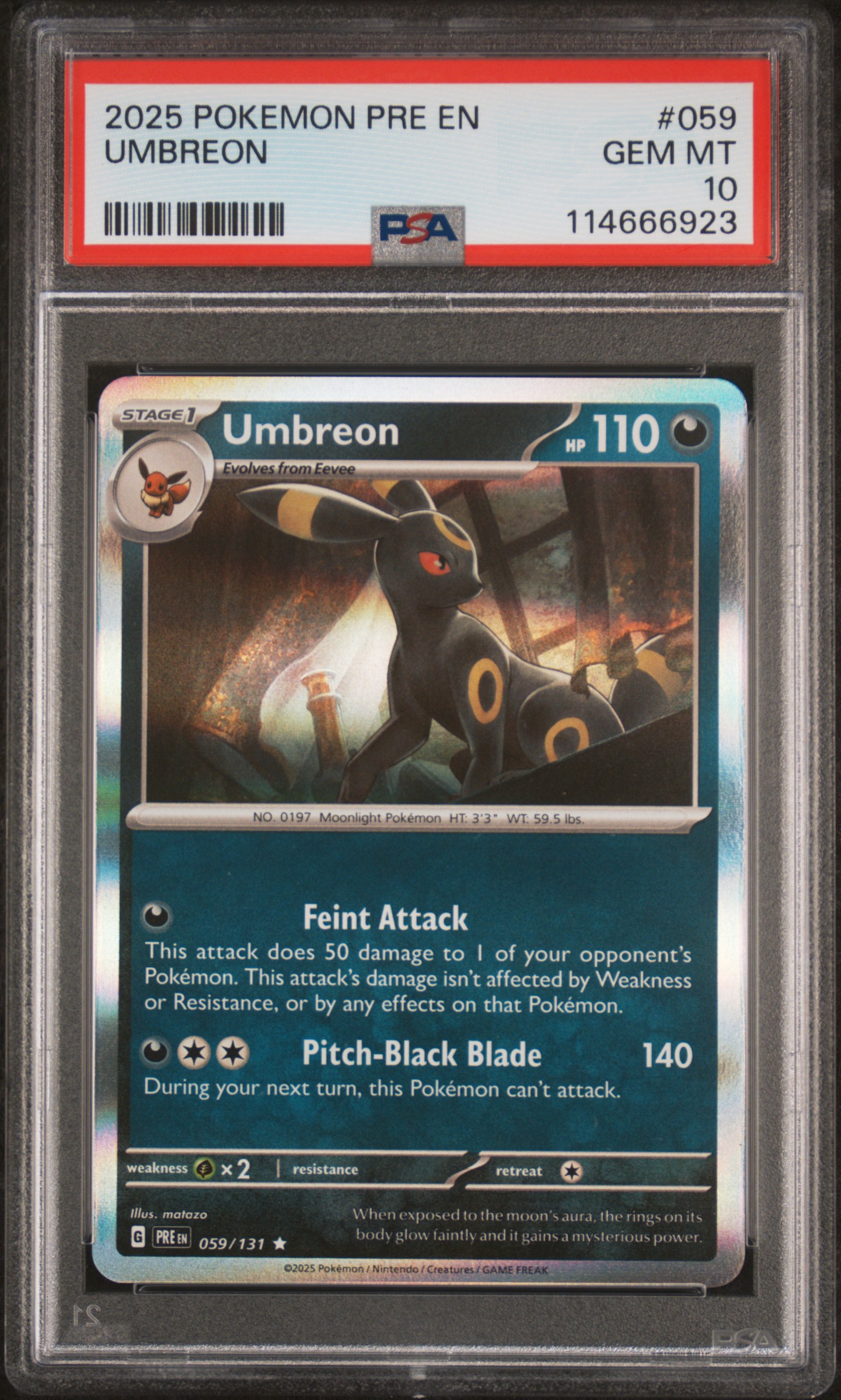 Umbreon card artwork