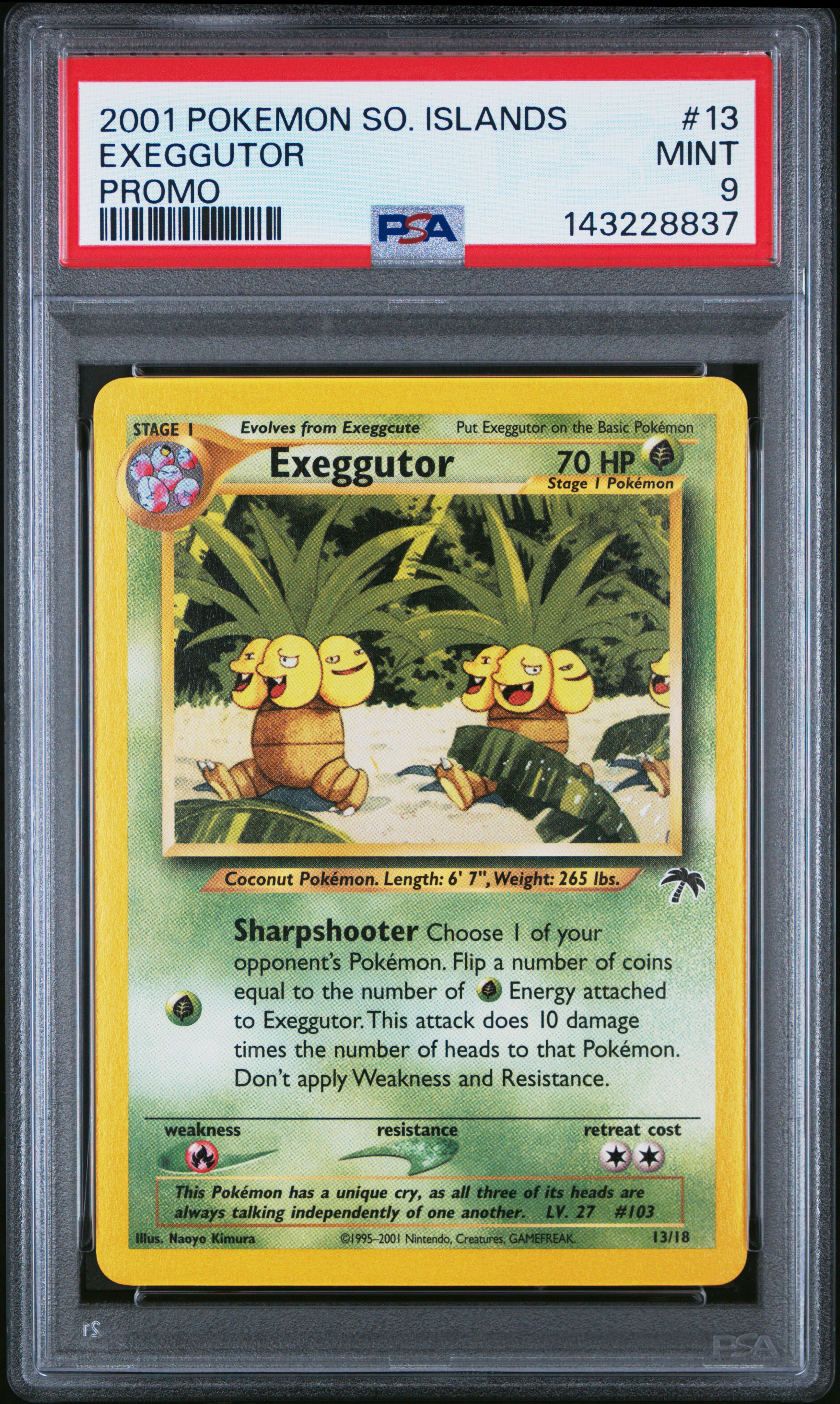 Exeggutor card artwork