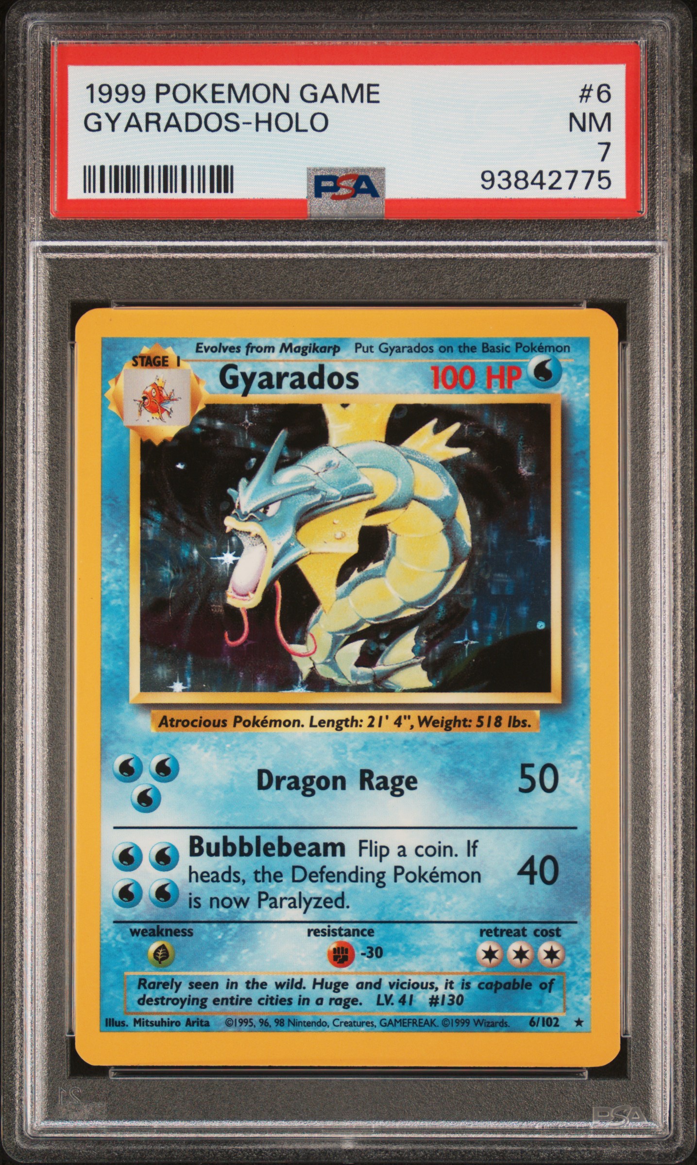Gyarados-Holo card artwork