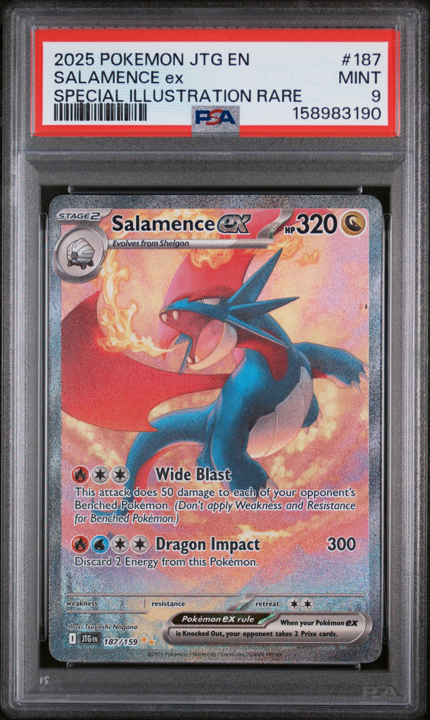 Salamence EX card artwork