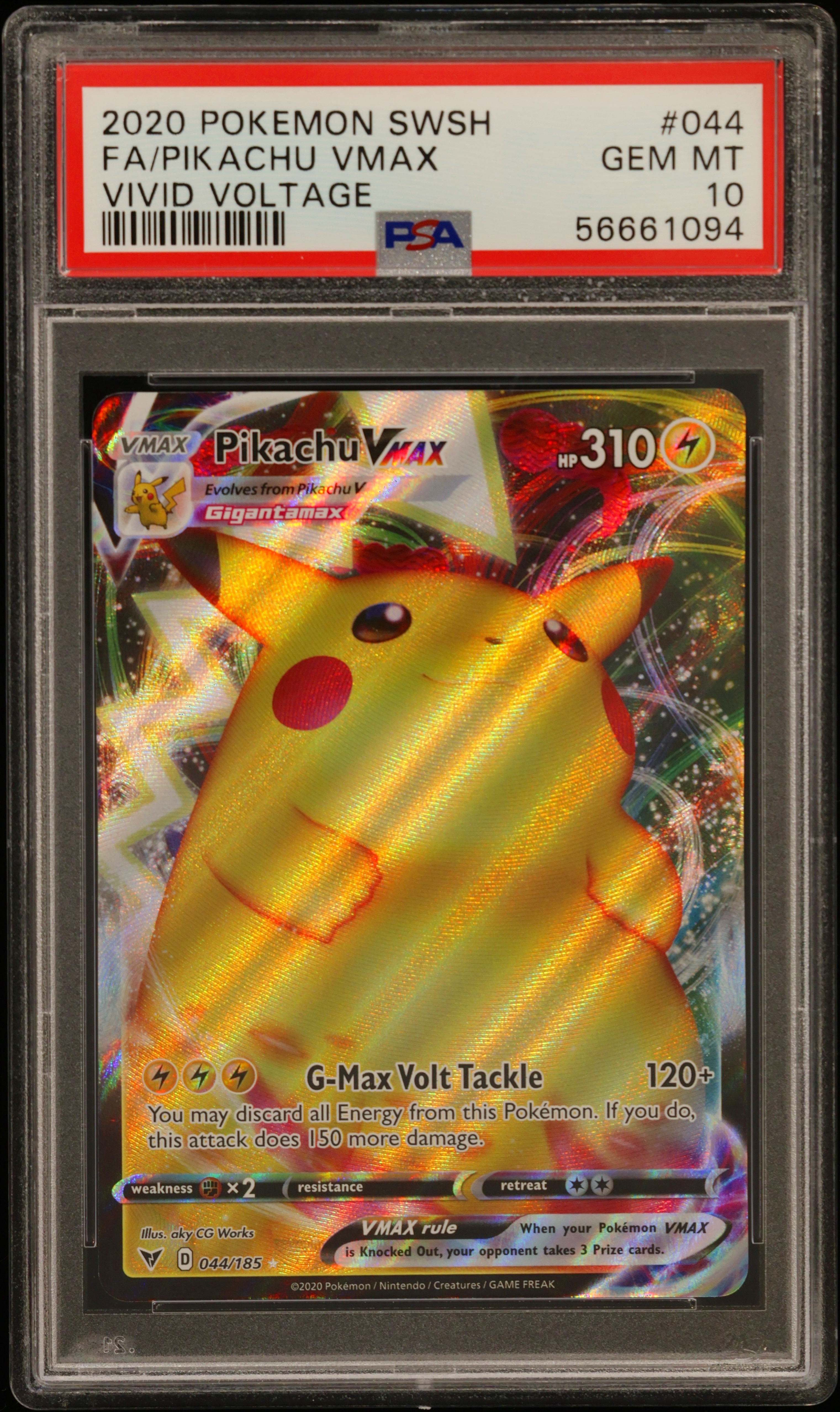 Full Art/Pikachu Vmax card artwork