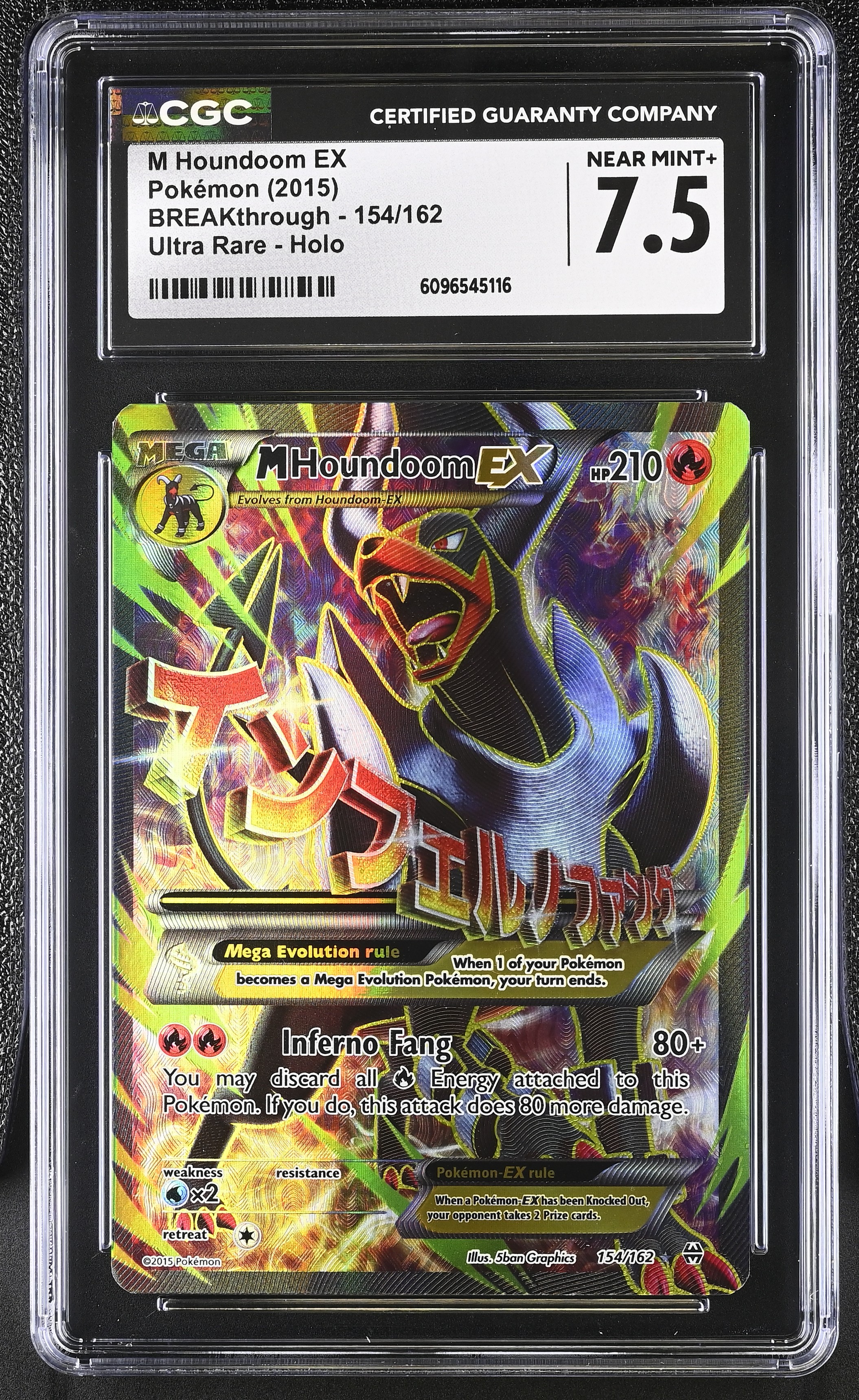 Full Art/M Houndoom EX card artwork