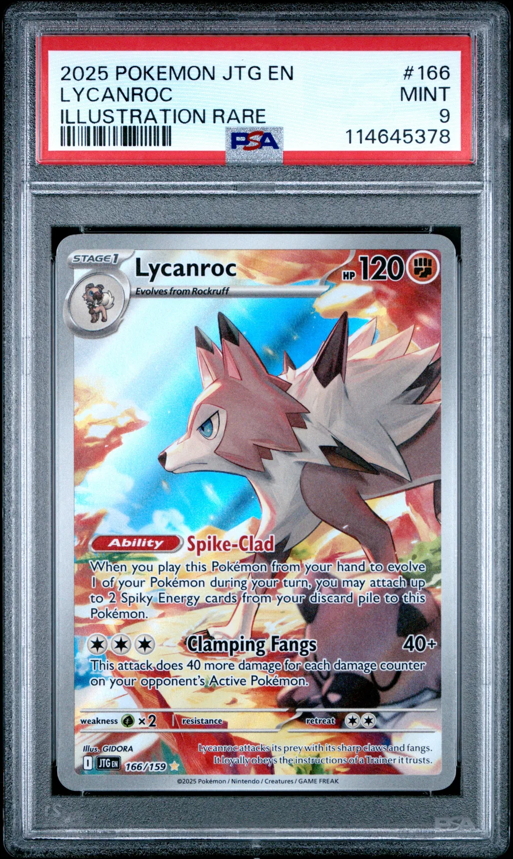 Lycanroc card artwork