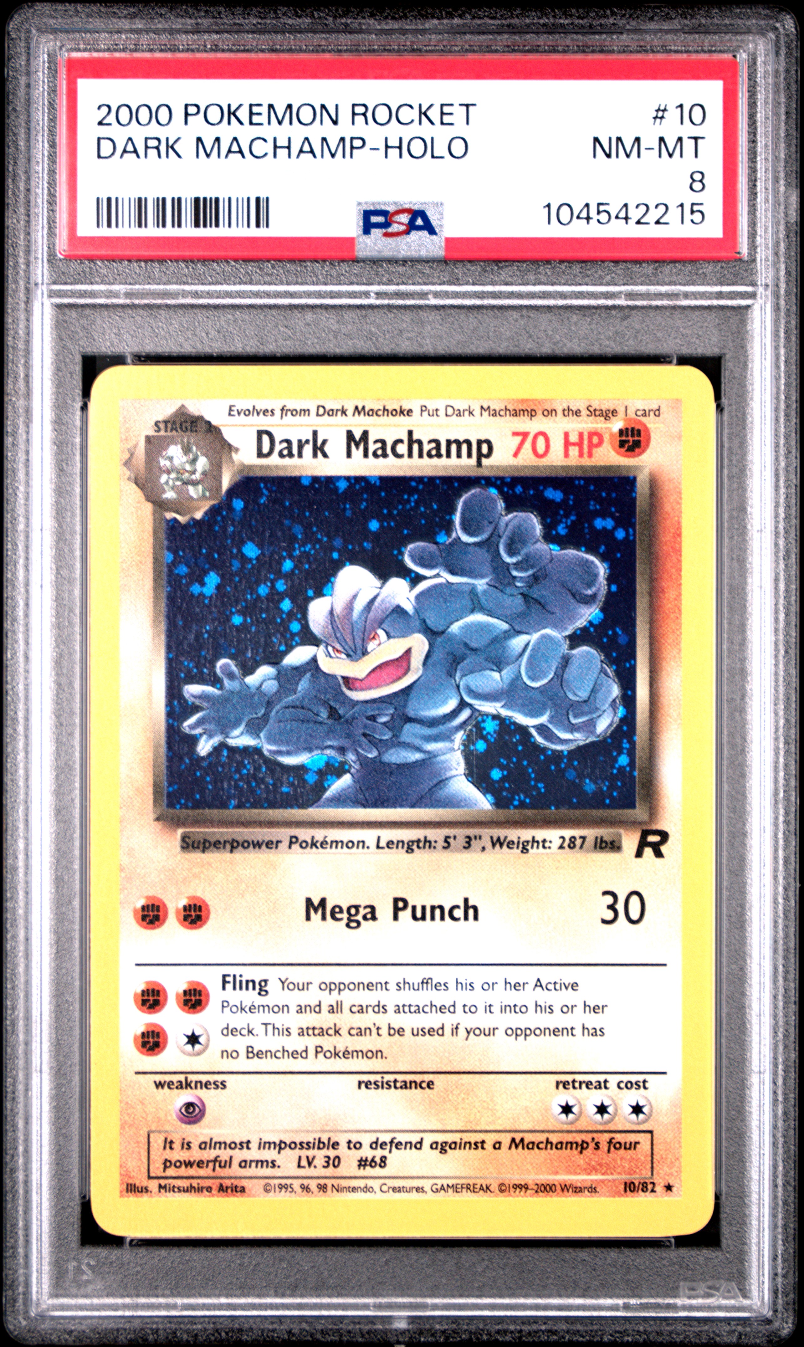 Dark Machamp-Holo card artwork