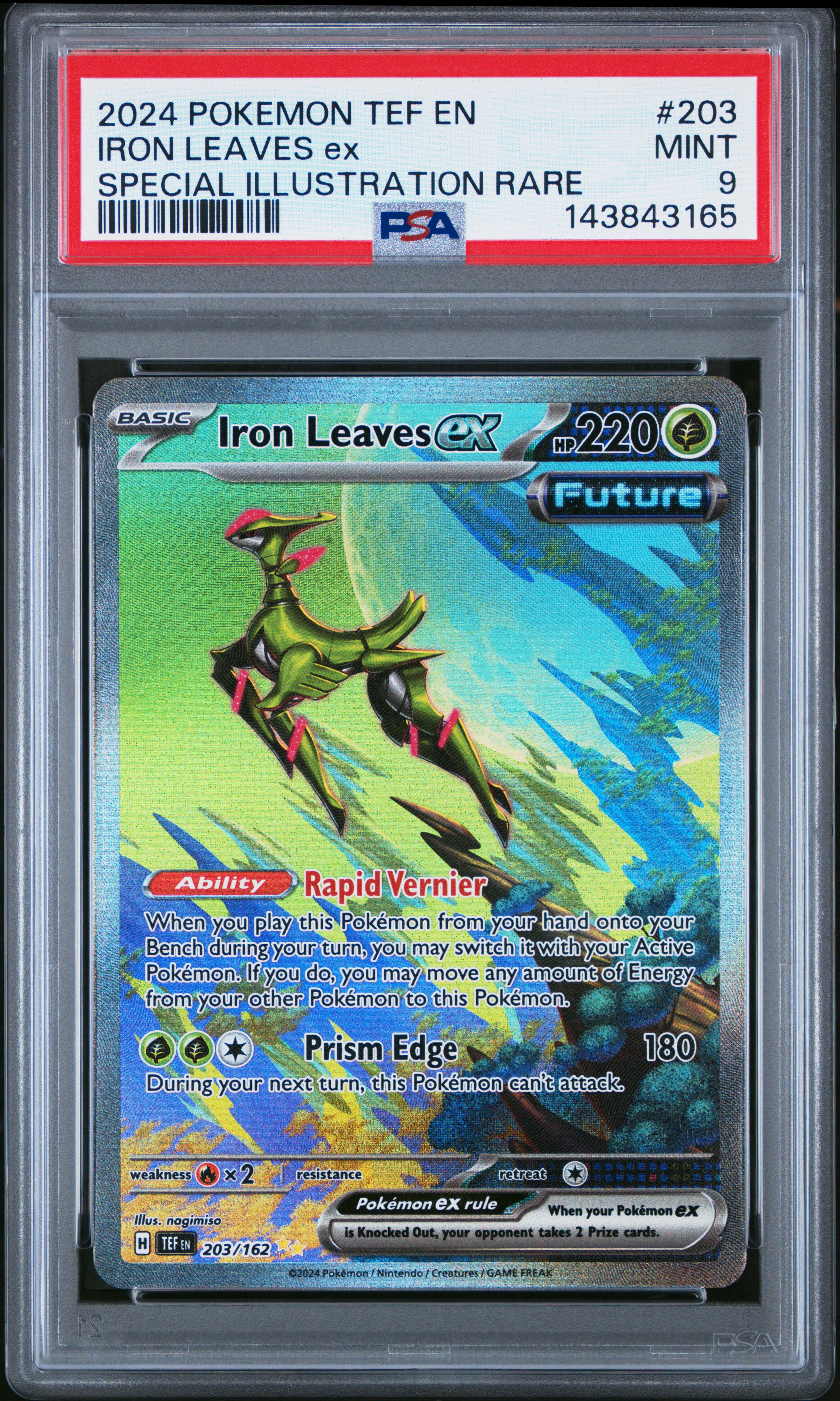 Iron Leaves EX card artwork