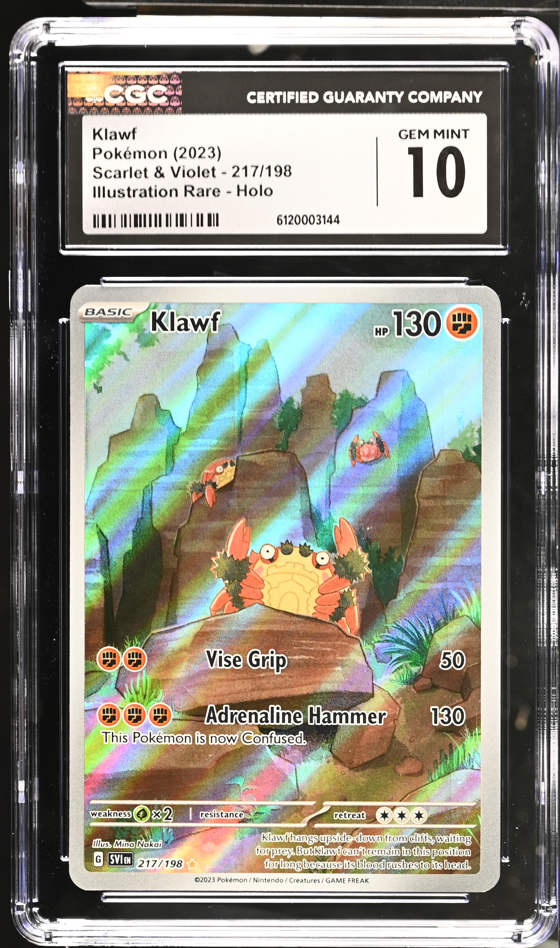 Klawf card artwork