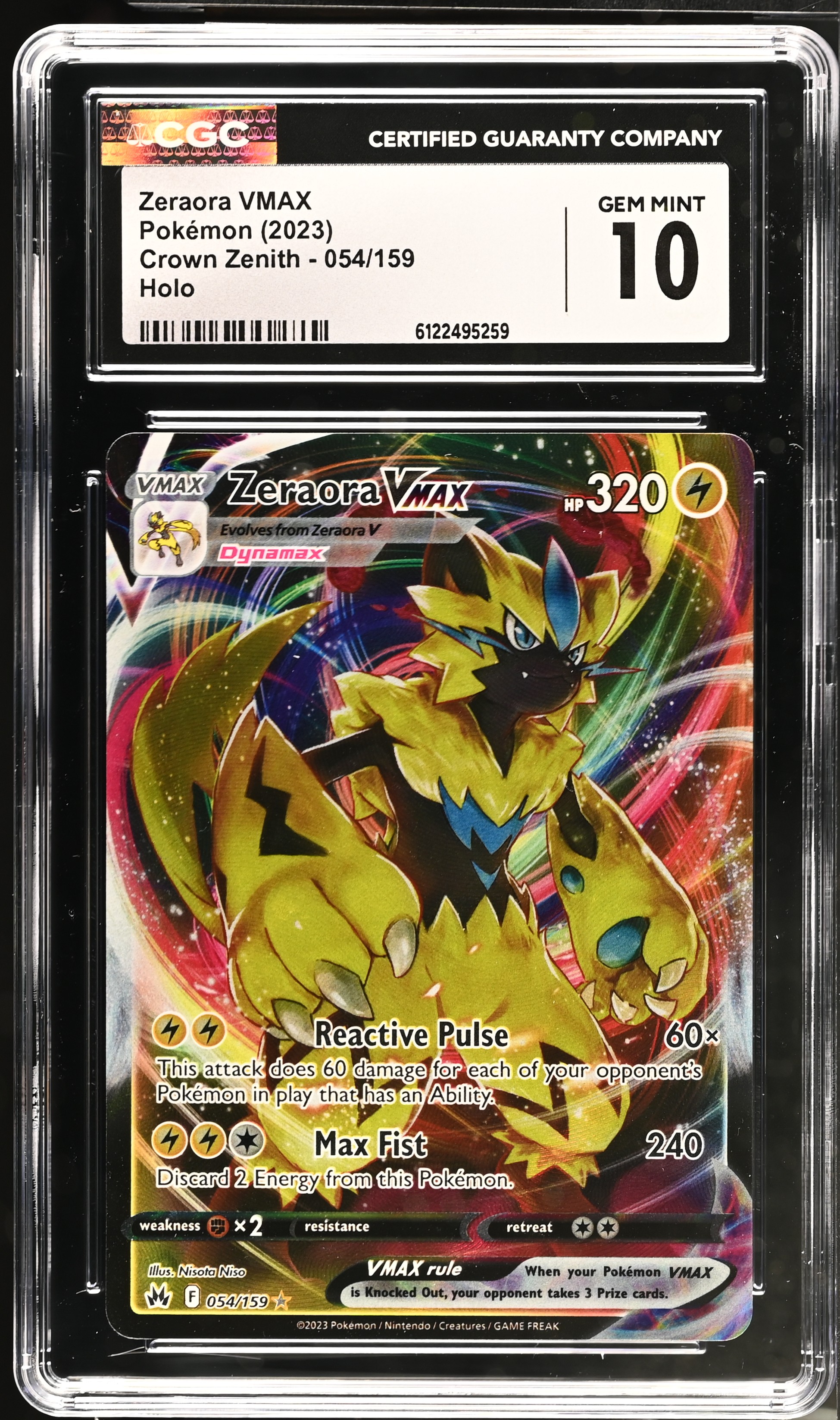 Zeraora VMAX card artwork
