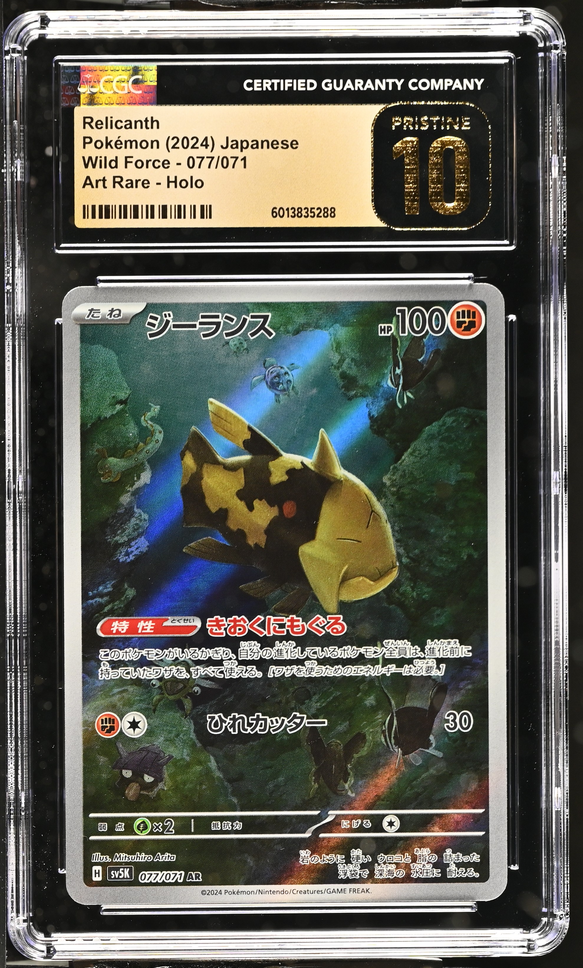 Relicanth card artwork