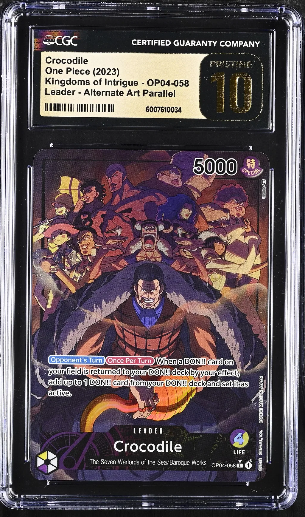 Crocodile card artwork