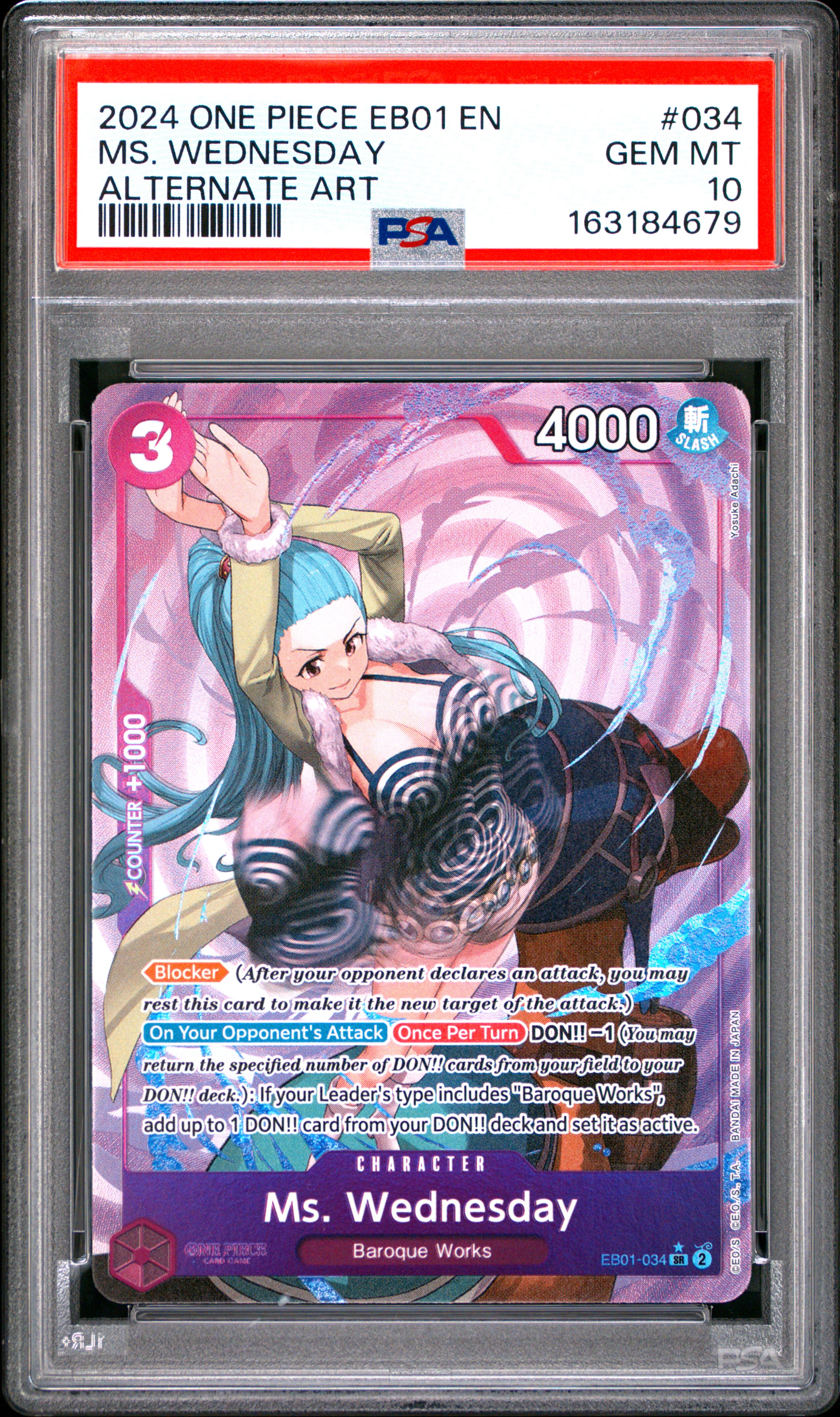 MS. Wednesday card artwork