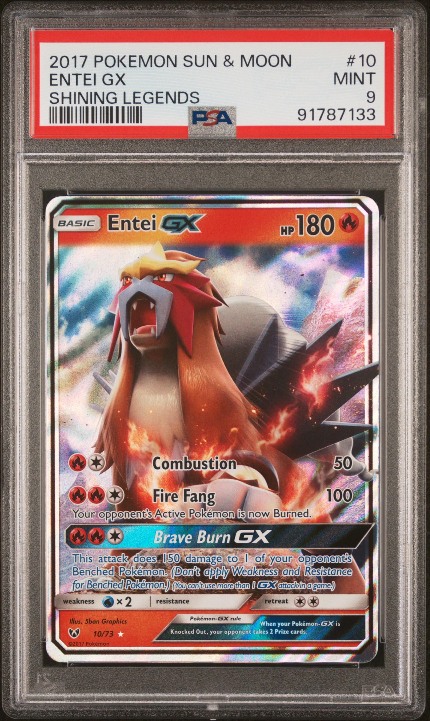 Entei GX card artwork