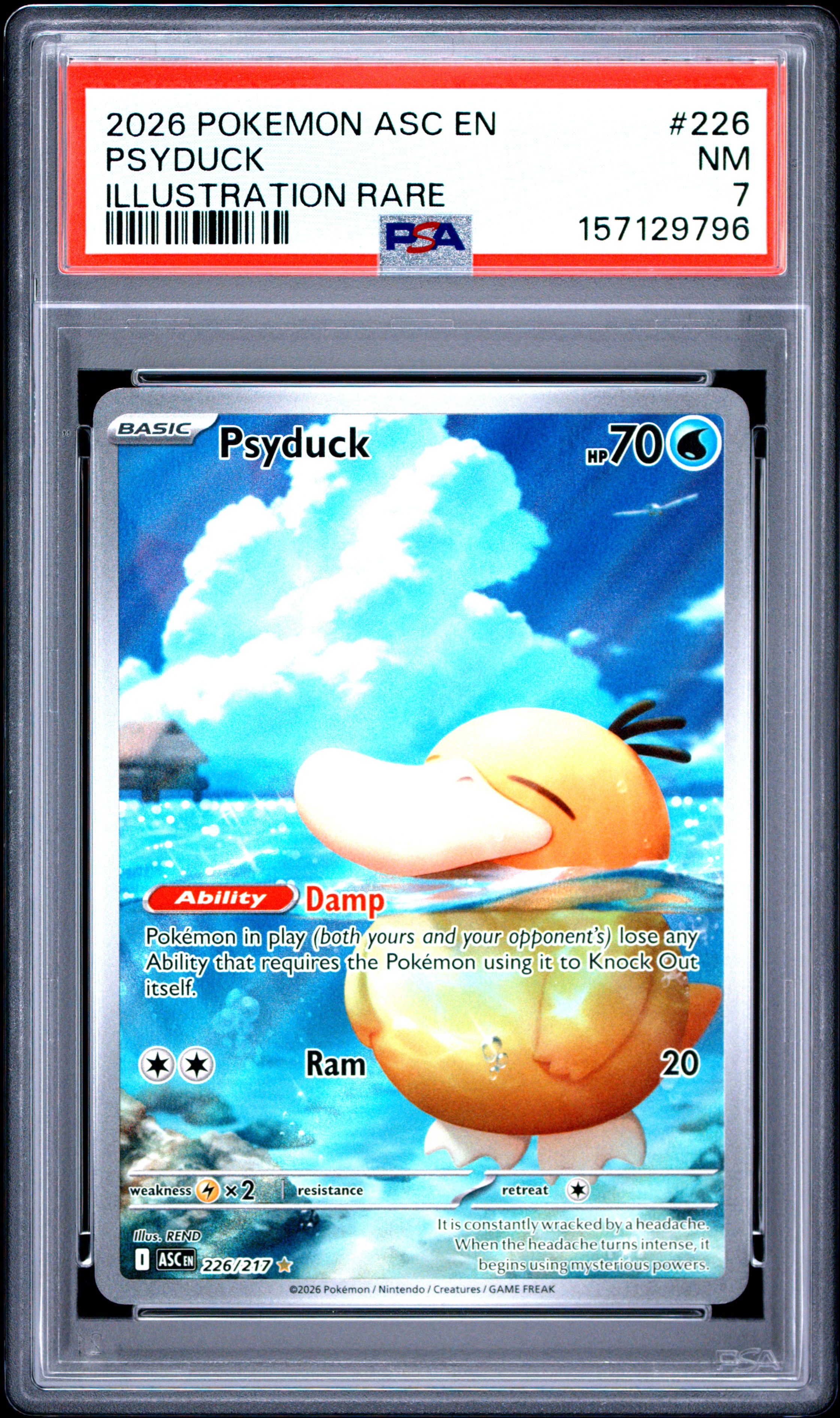 Psyduck card artwork