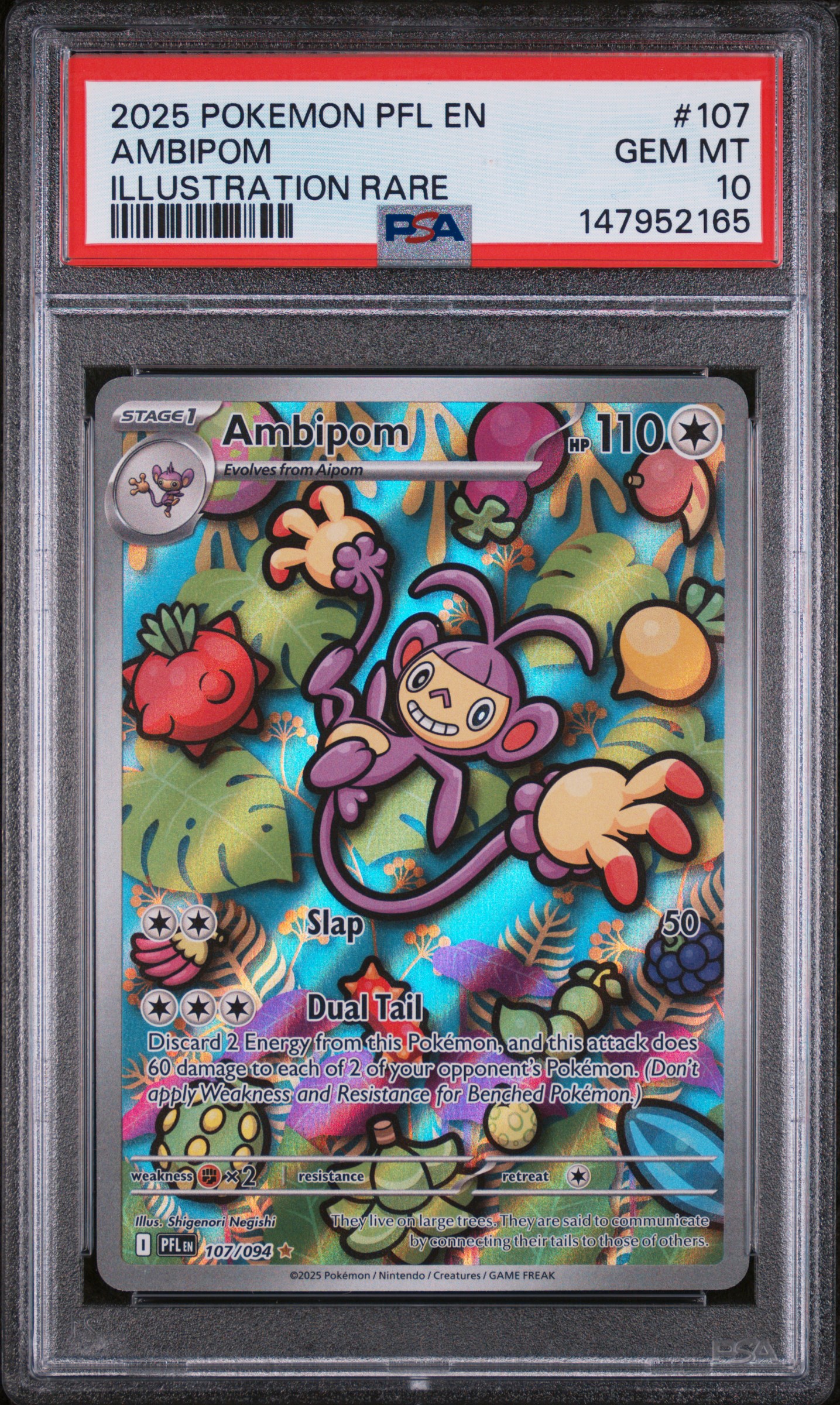 Ambipom card artwork