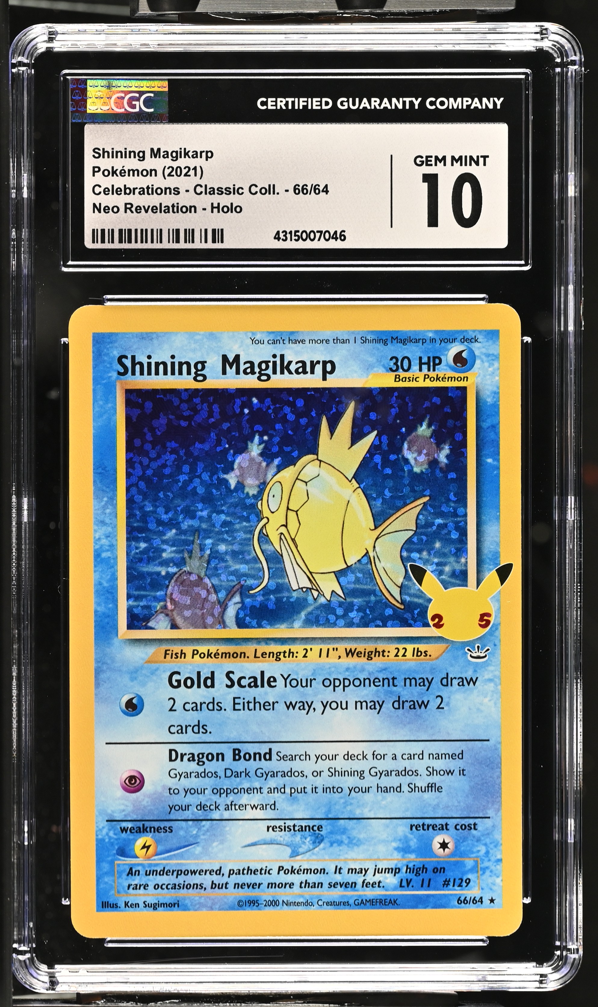 Shining Magikarp-Holo card artwork