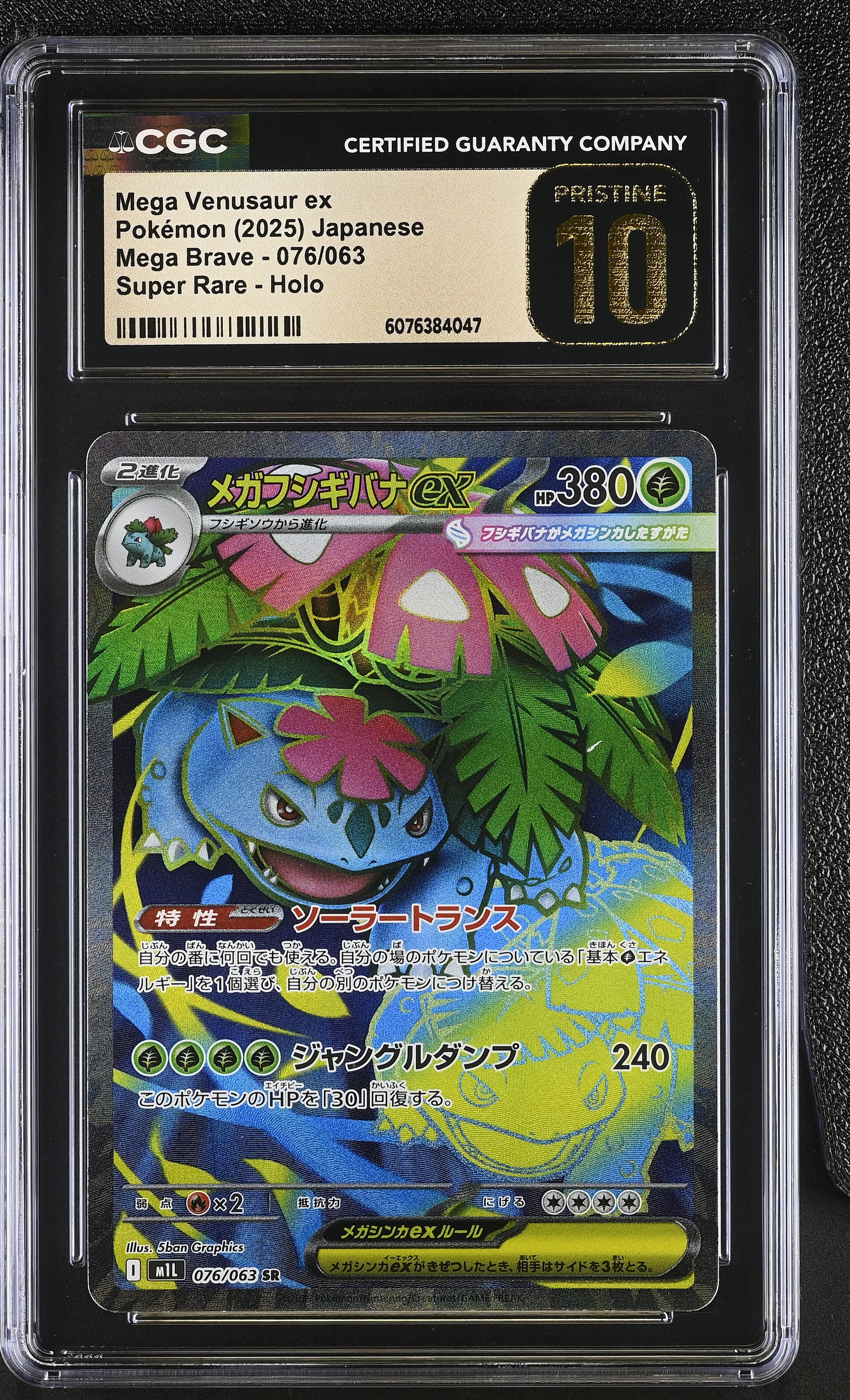 Mega Venusaur ex card artwork