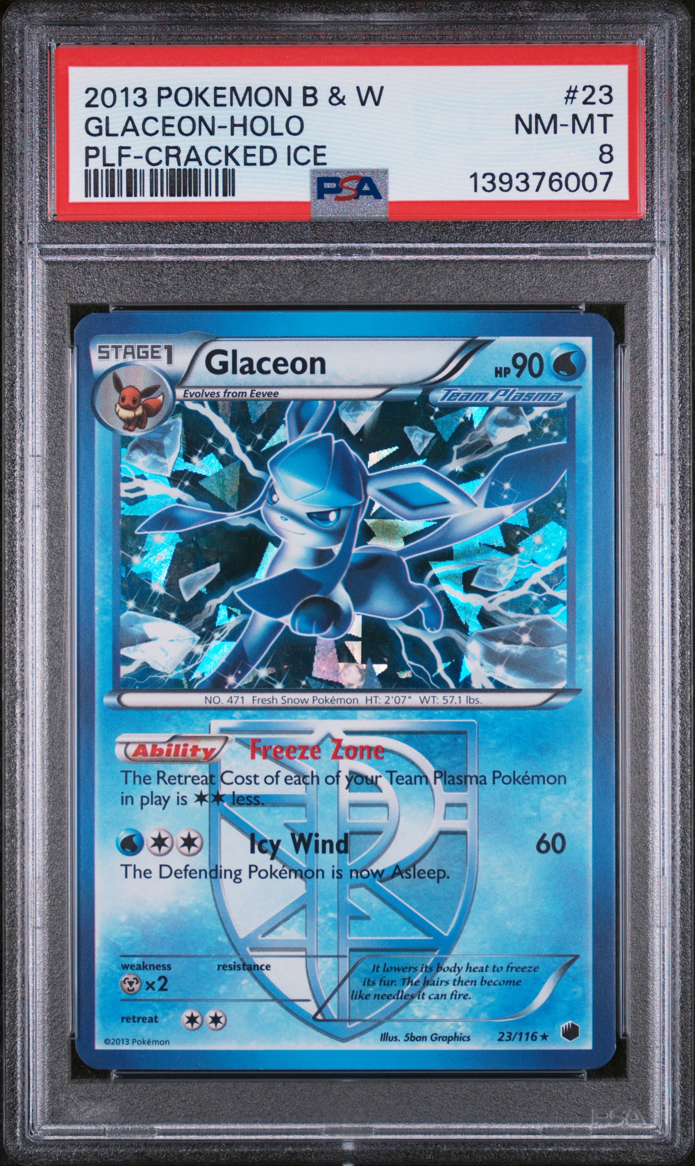 Glaceon-Holo card artwork