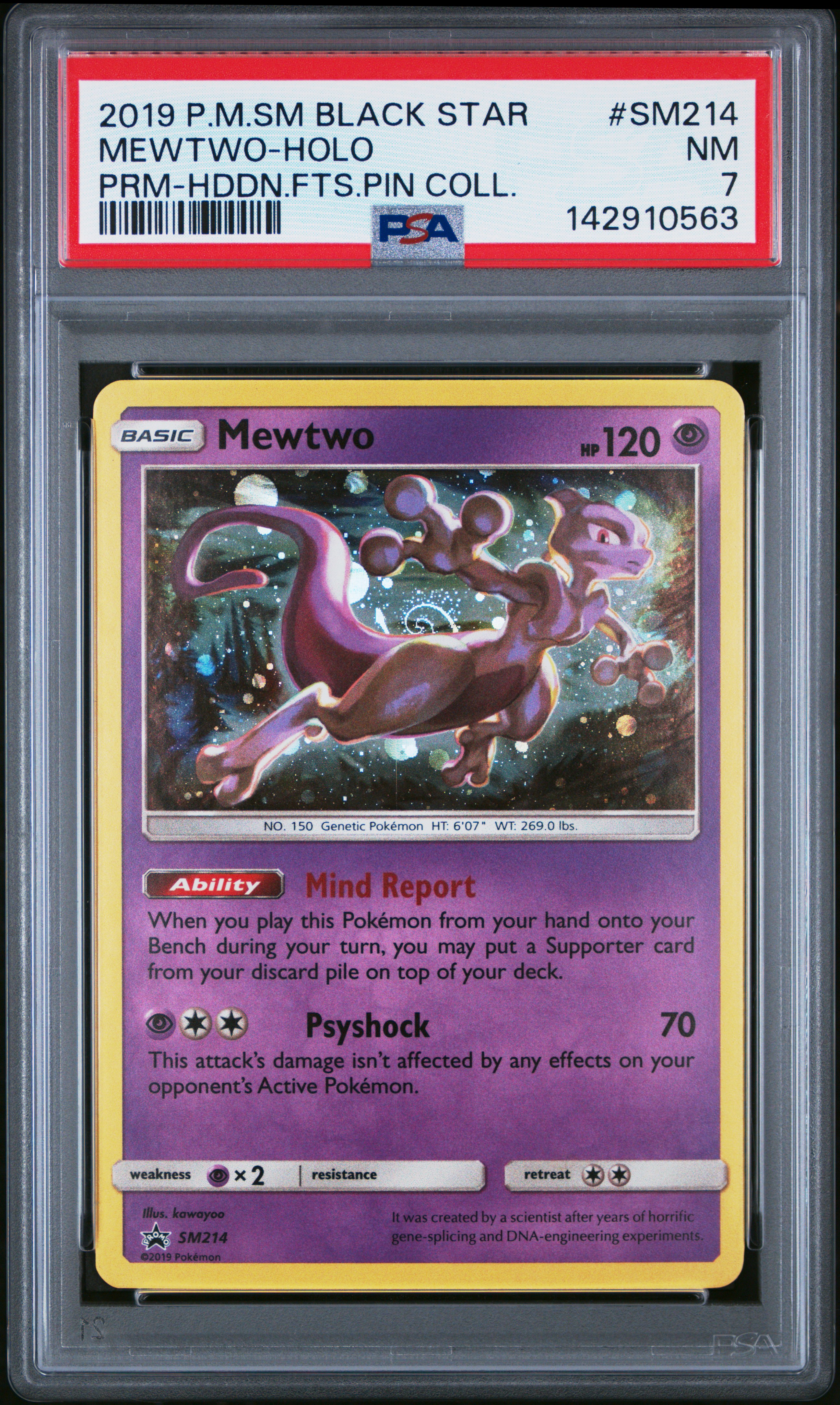 Mewtwo-Holo card artwork