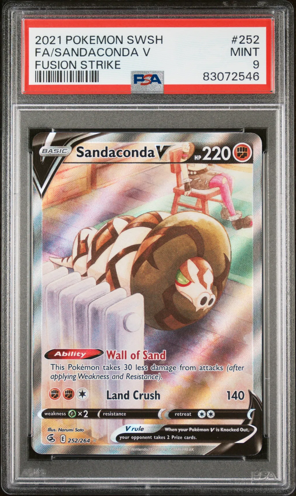 Full Art/Sandaconda V card artwork