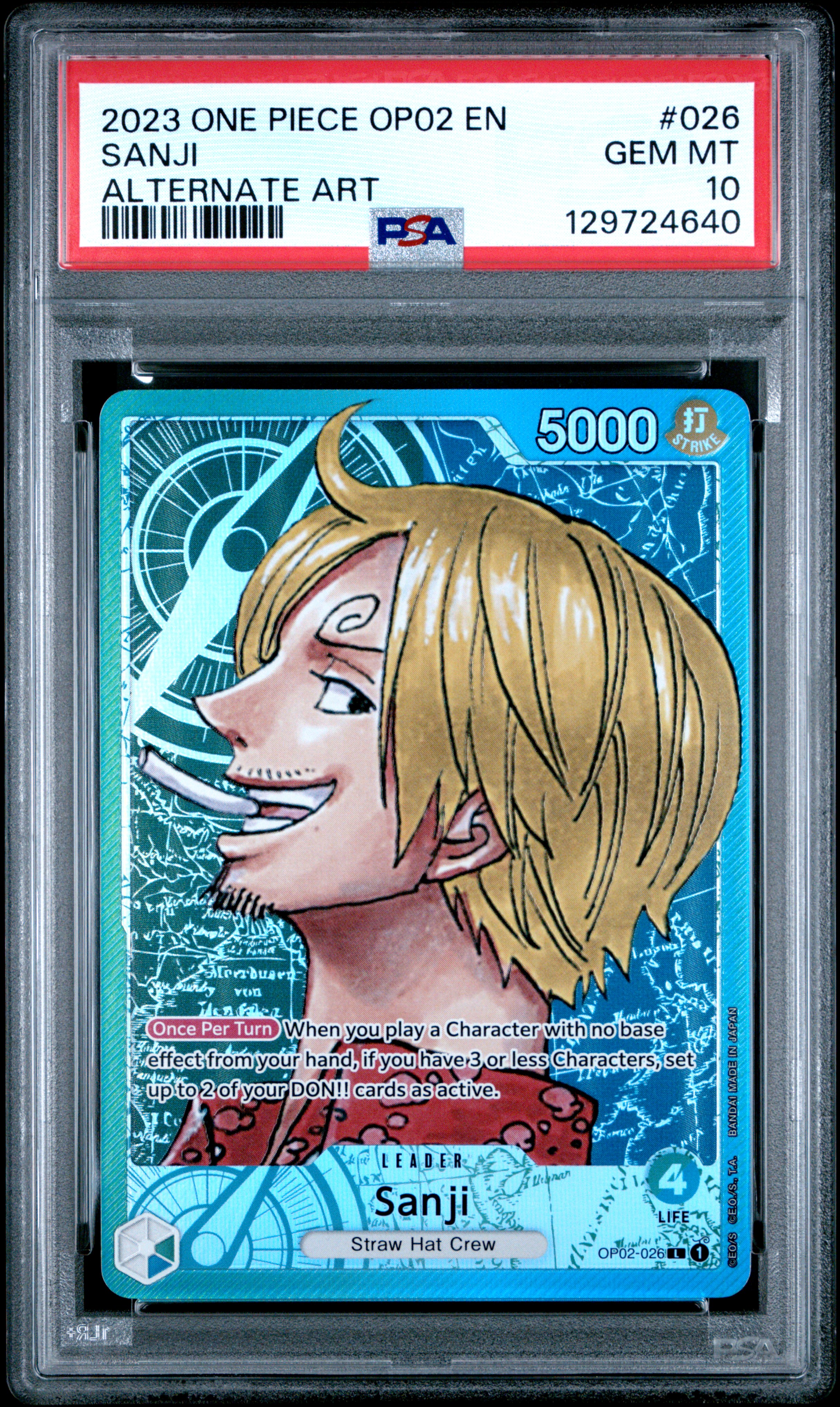 Sanji card artwork