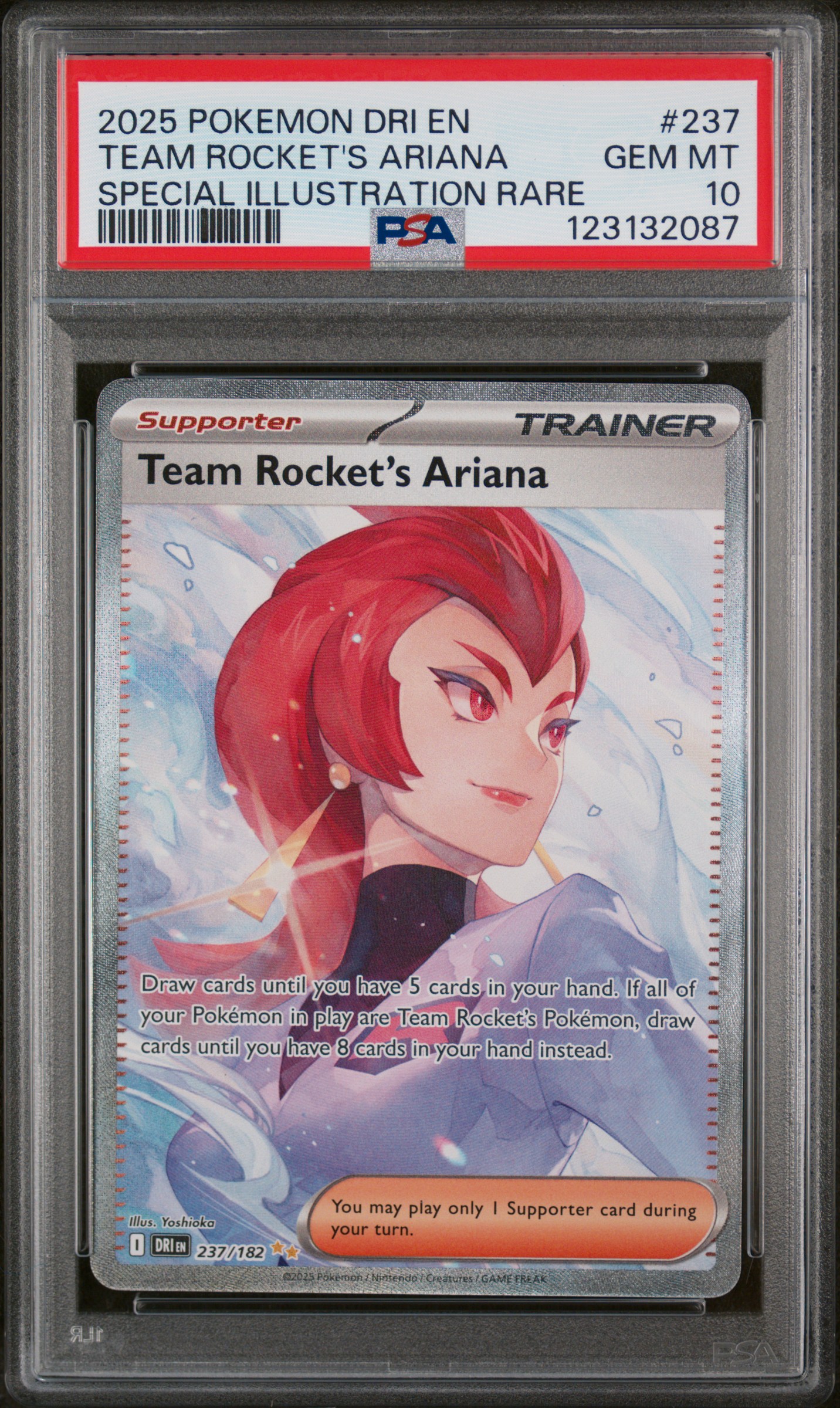 Team Rocket's Ariana card artwork