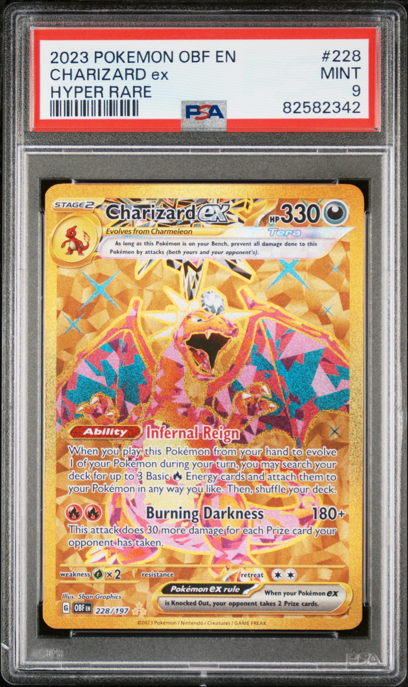 Charizard EX card artwork