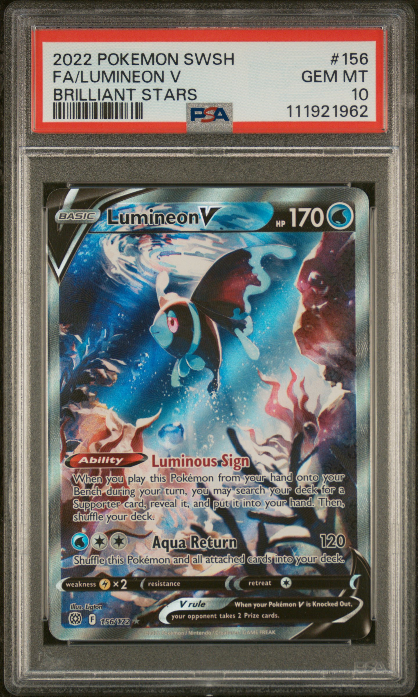 Full Art/Lumineon V card artwork