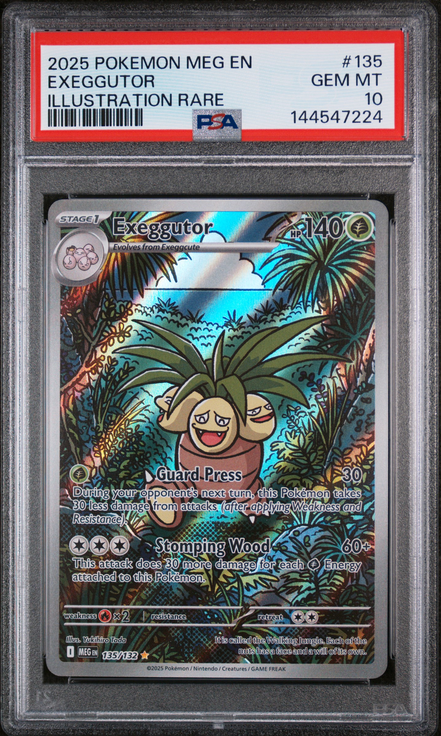 Exeggutor card artwork