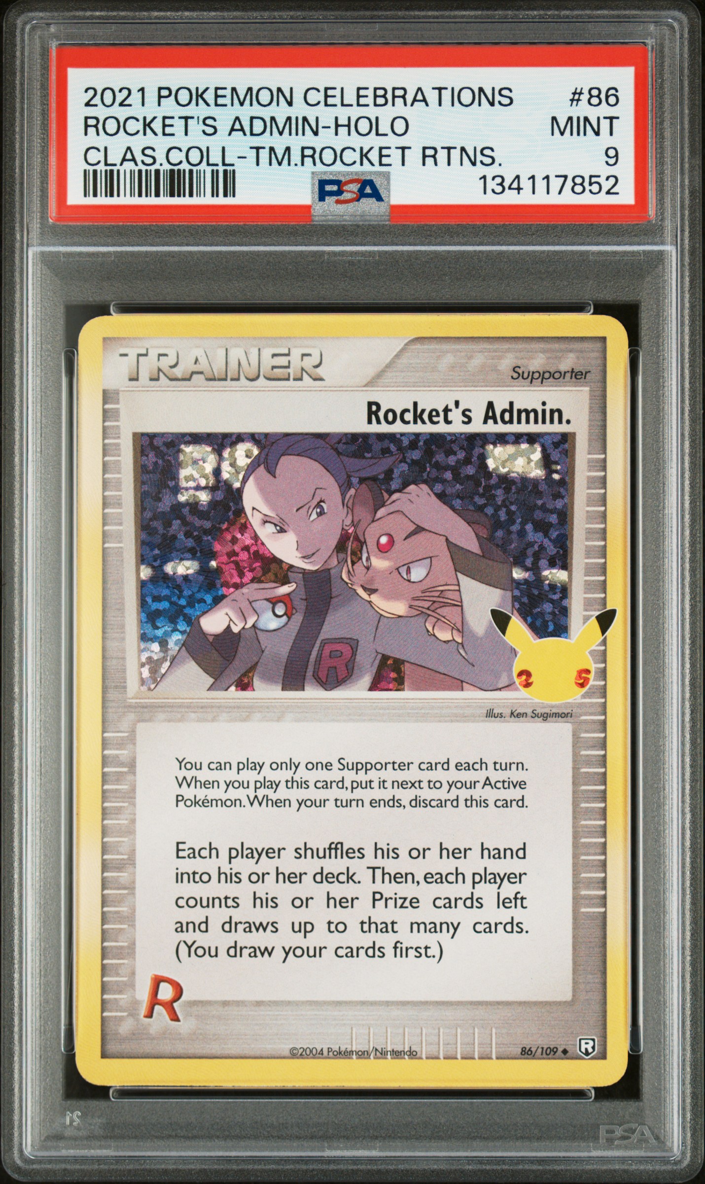 Rocket's Admin-Holo card artwork
