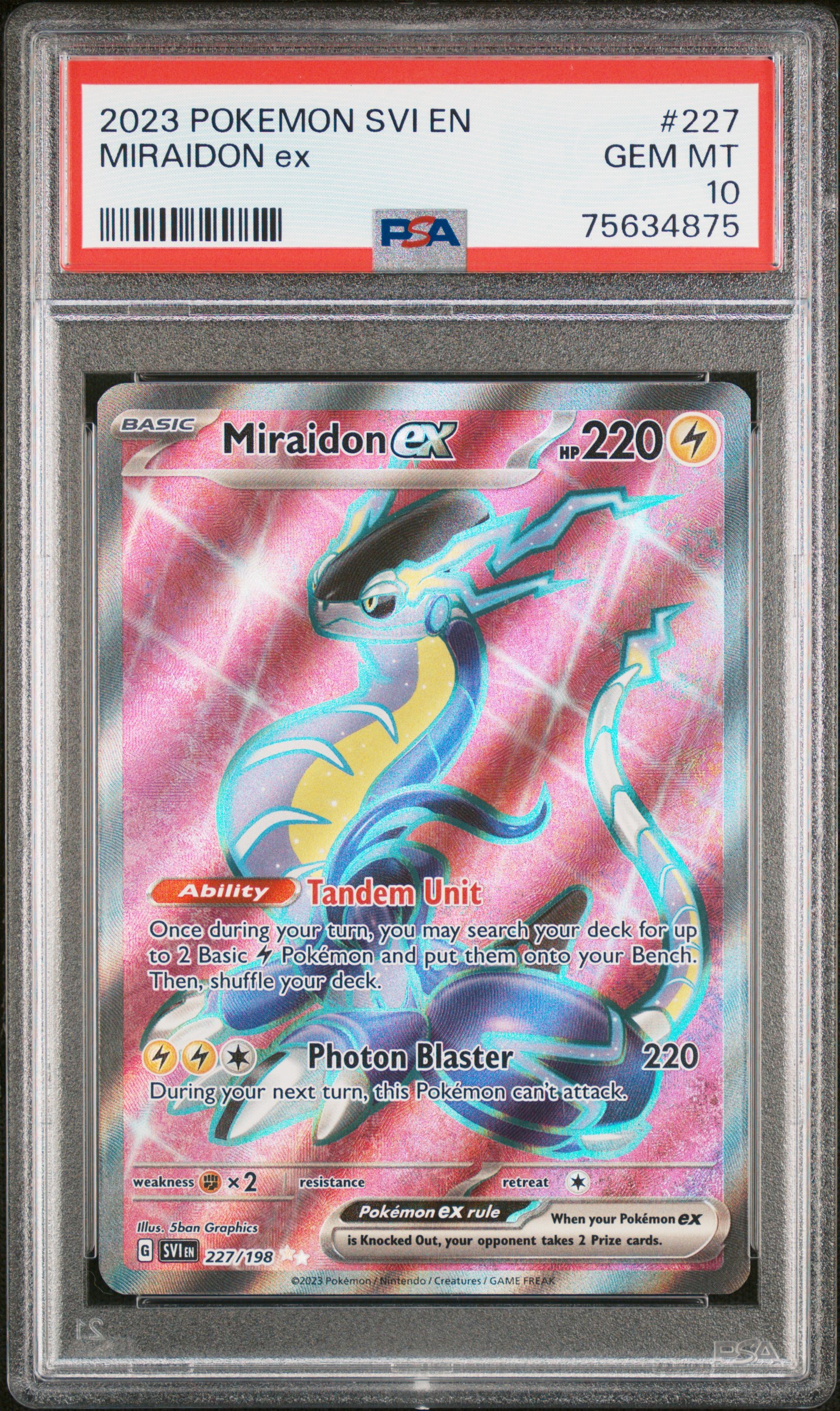 Miraidon EX card artwork