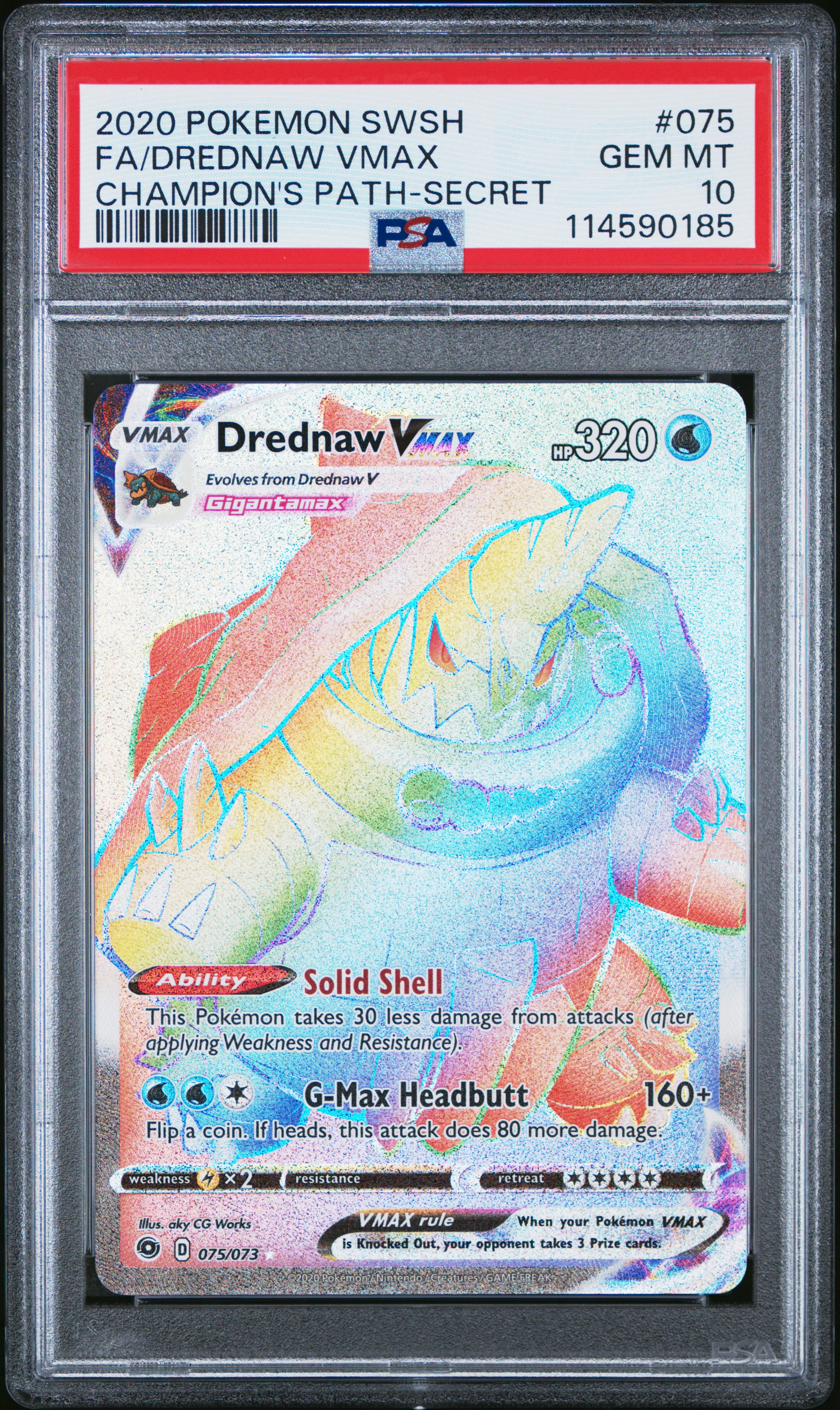 Full Art/Drednaw Vmax card artwork