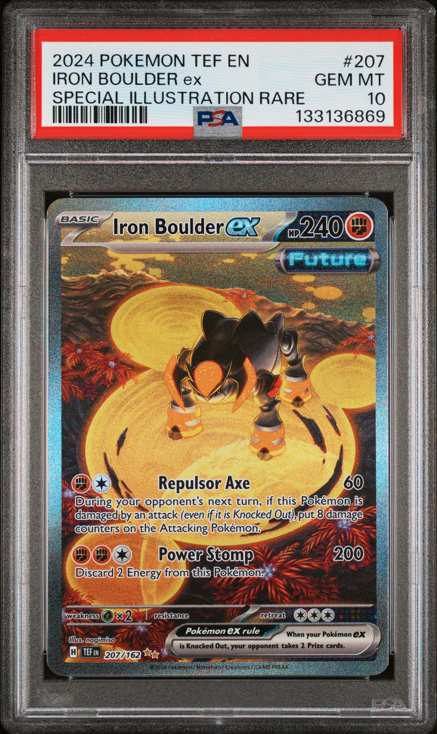 Iron Boulder EX card artwork