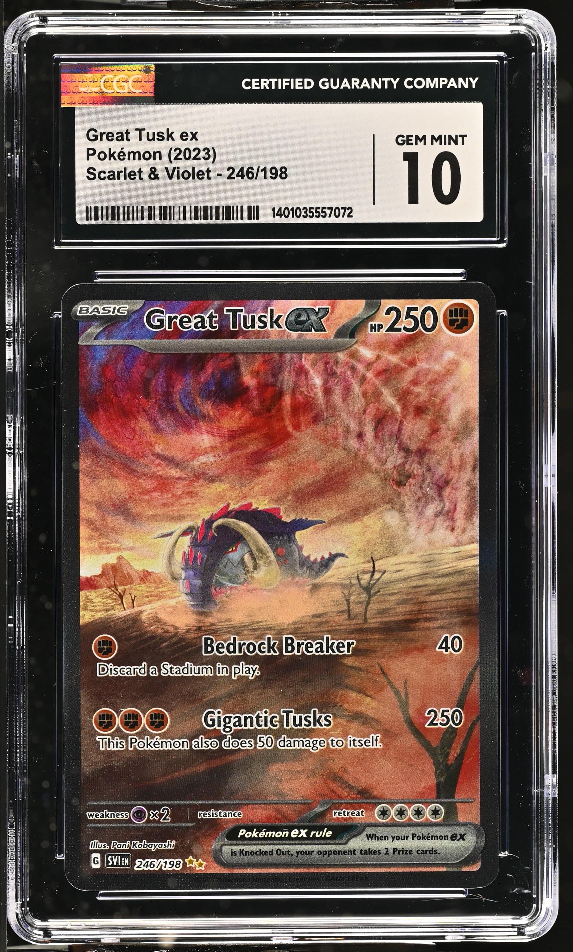 Great Tusk ex card artwork