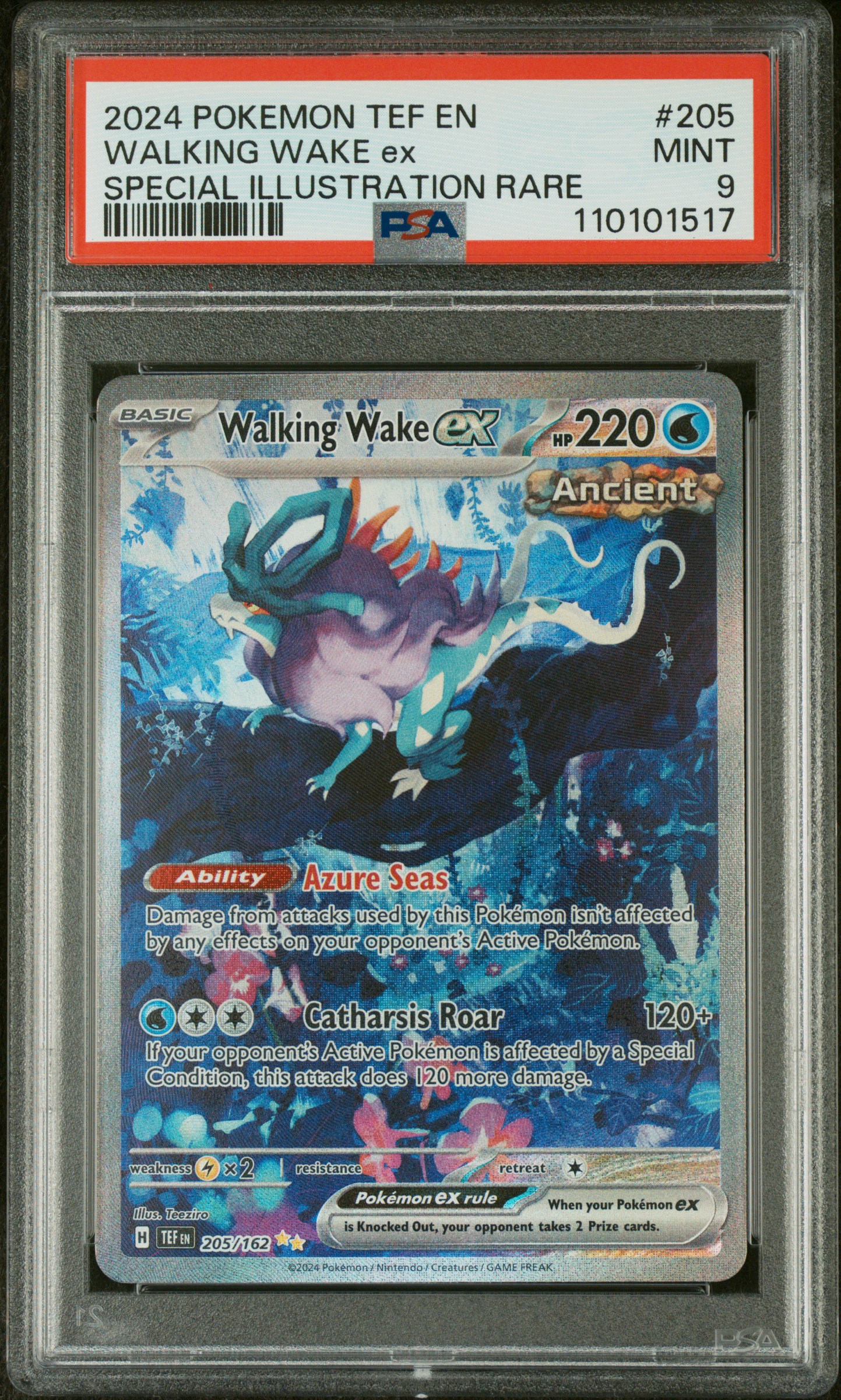 Walking Wake EX card artwork