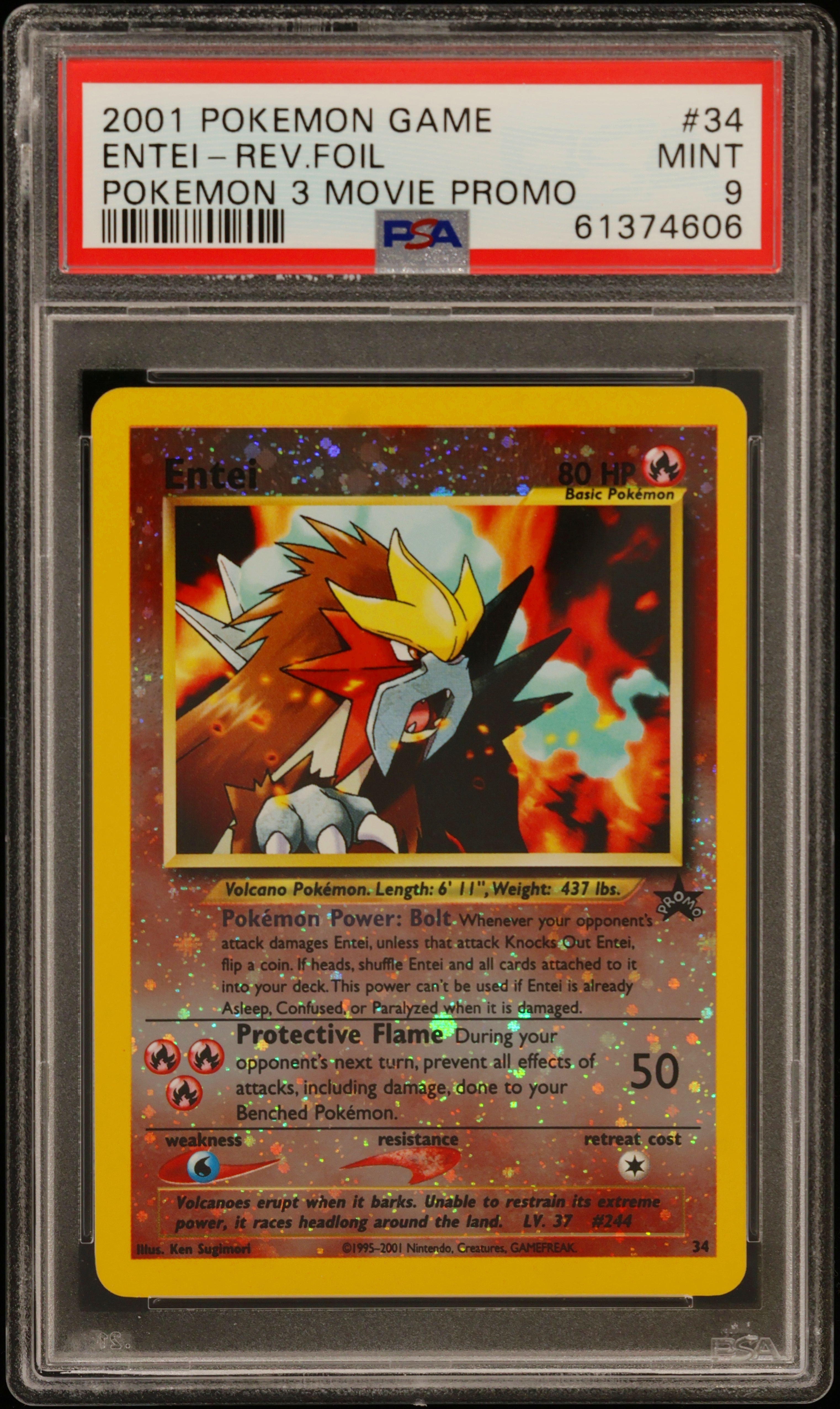 Entei-Reverse Foil card artwork