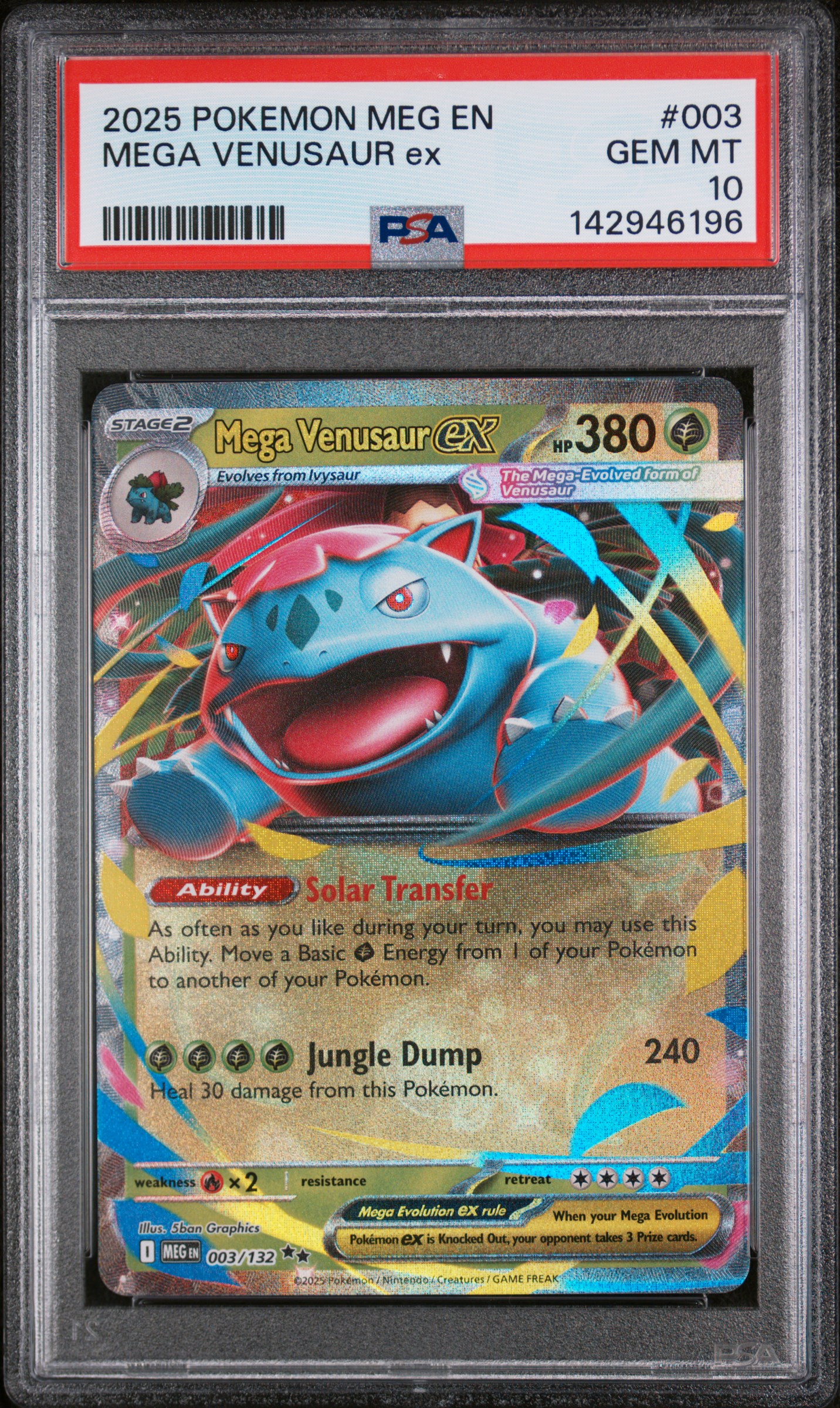 Mega Venusaur EX card artwork